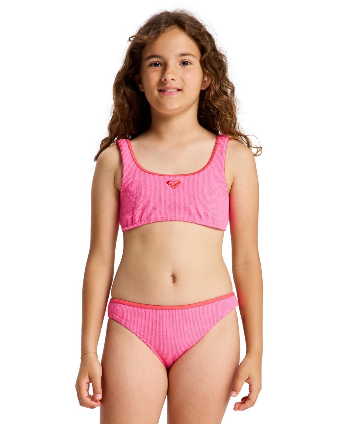Roxy Zweiteiliges Bralette-Bikini-Set ARUBA SET Rosa Mädchen 6-16