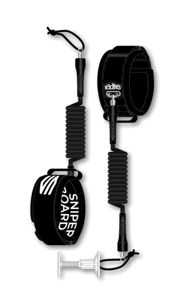 Sniper Deluxe Spiral-Leash Bizeps Bodyboard