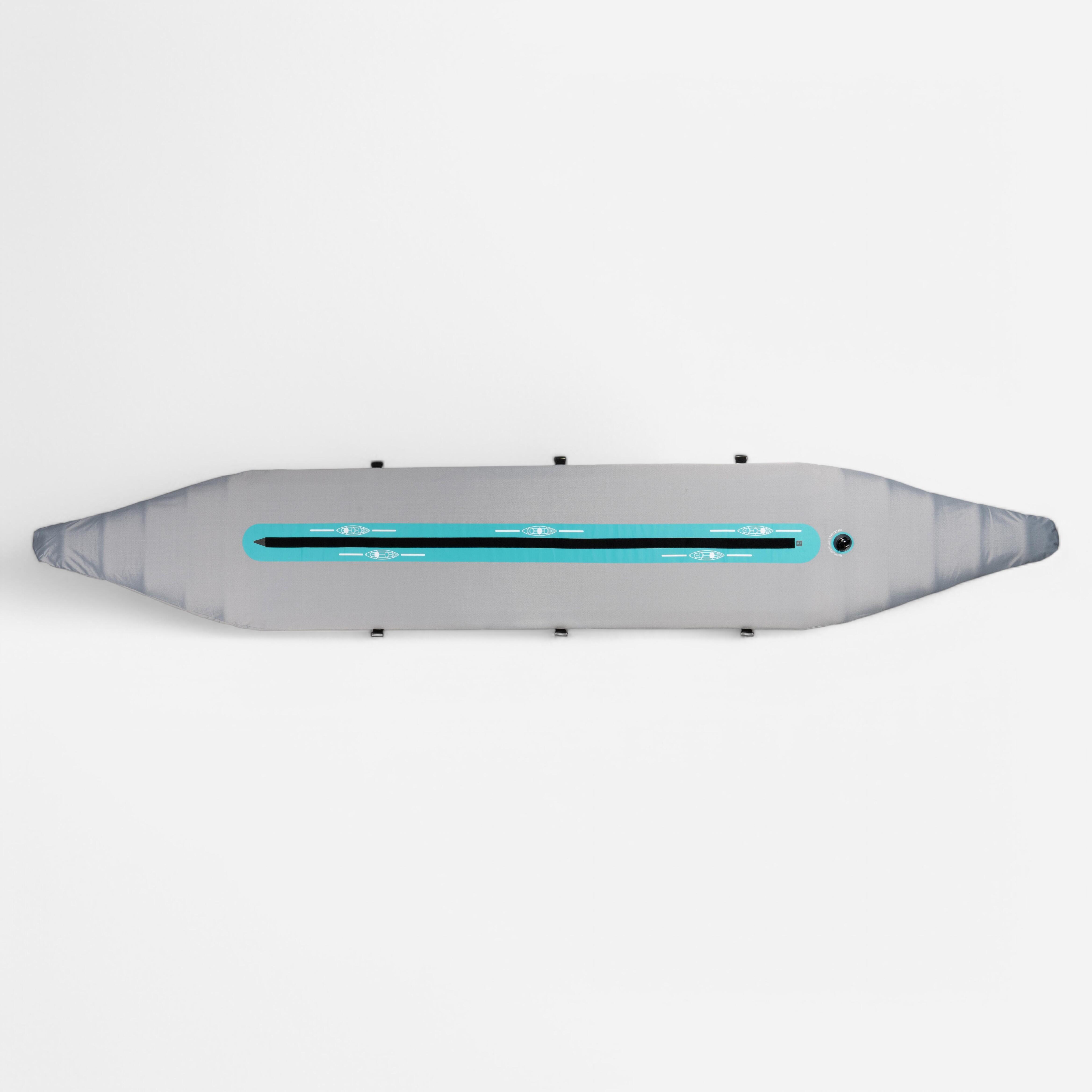 Decathlon Bodenbezug aus Textil für Kajak Itiwit - 100 3-Sitzer