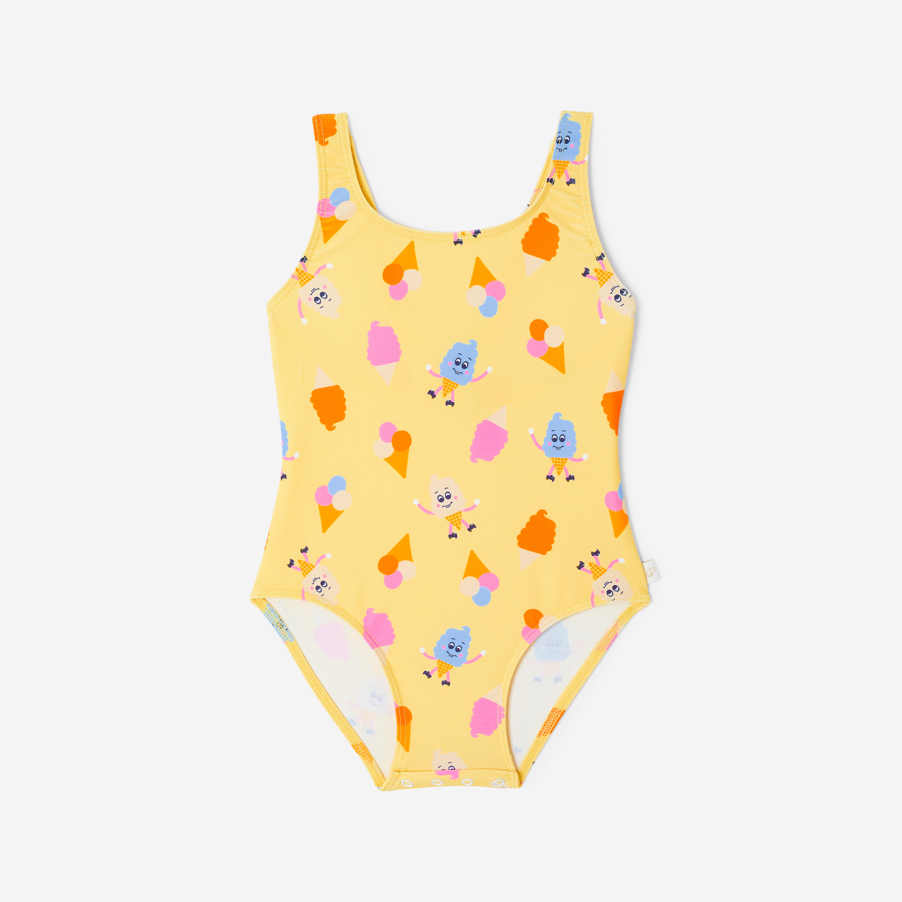 Decathlon Badeanzug Baby/Mädchen - Julia Eis gelb
