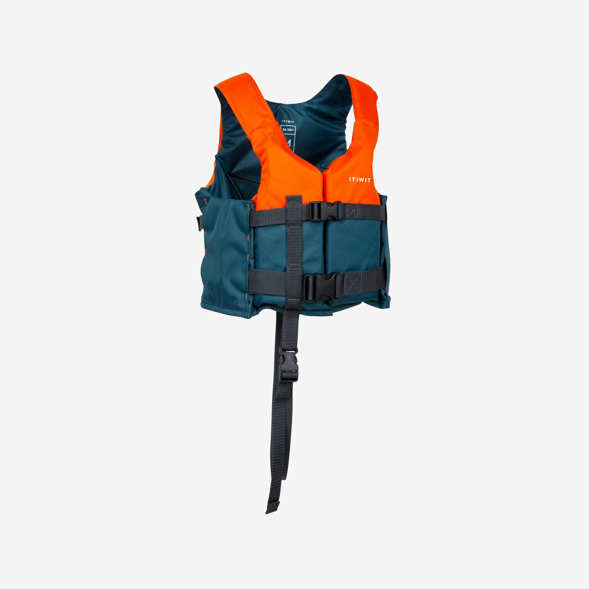 ITIWIT Auftriebsweste Kajak SUP Jolle 50N+ - blau/orange 25-40kg