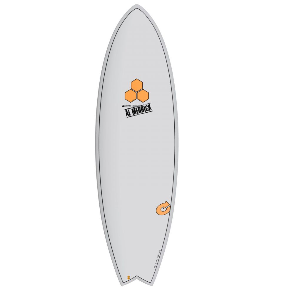 Surfboard CHANNEL ISLANDS X-lite Pod Mod 5.6 grau