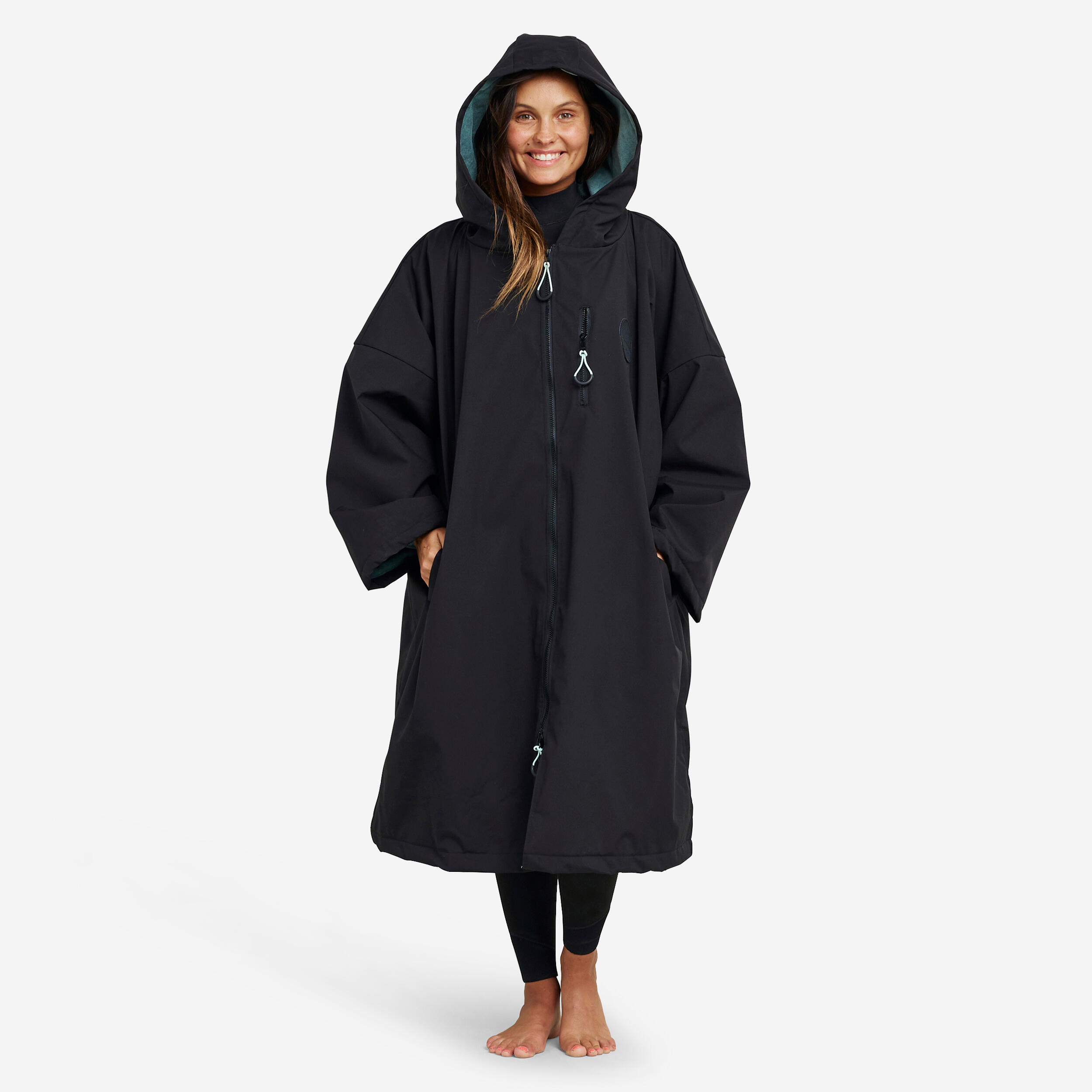 OLAIAN Surf-Poncho Damen/Herren 950 schwarz No Size