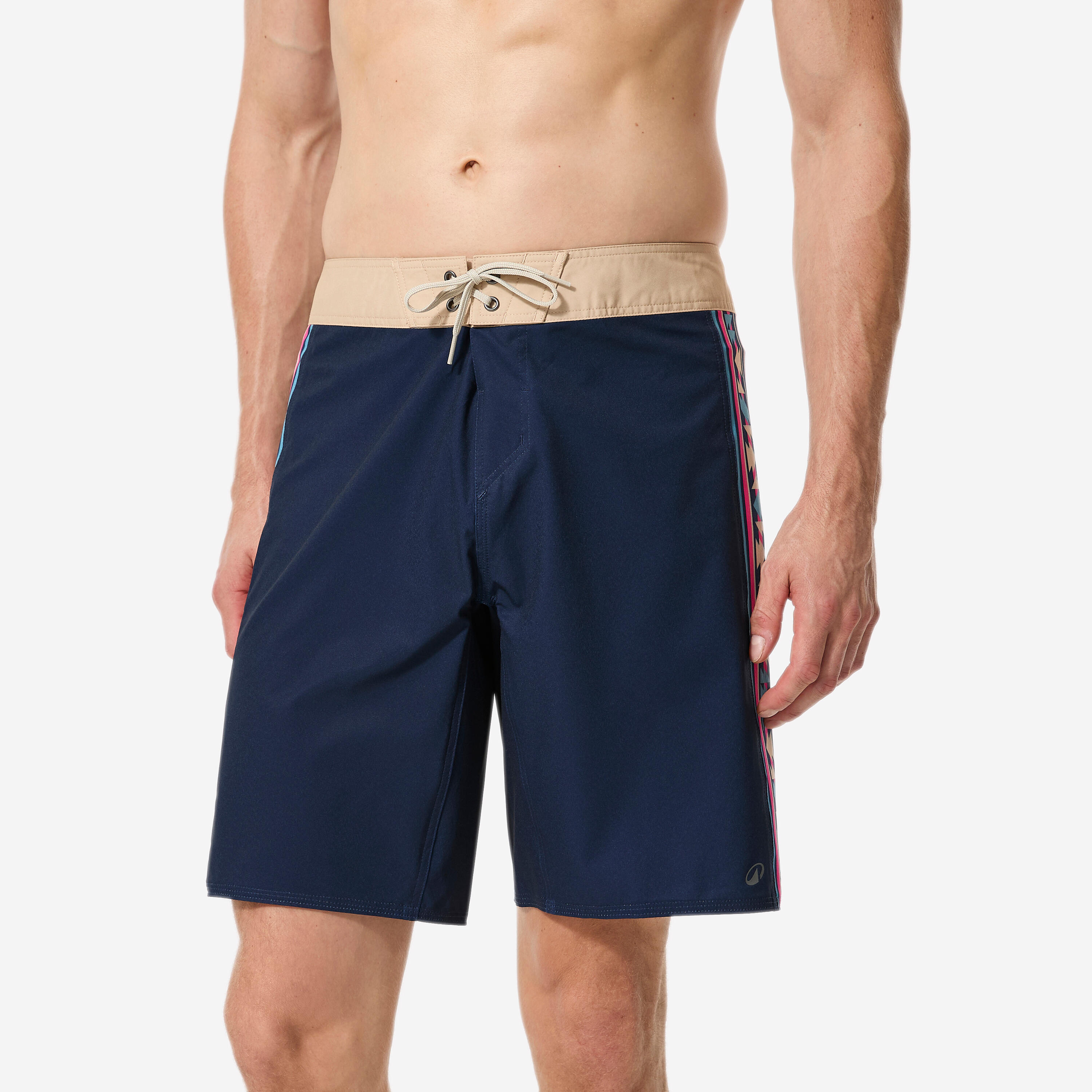 Decathlon Boardshorts Herren lang 500 Arch Navajo 19'' blau