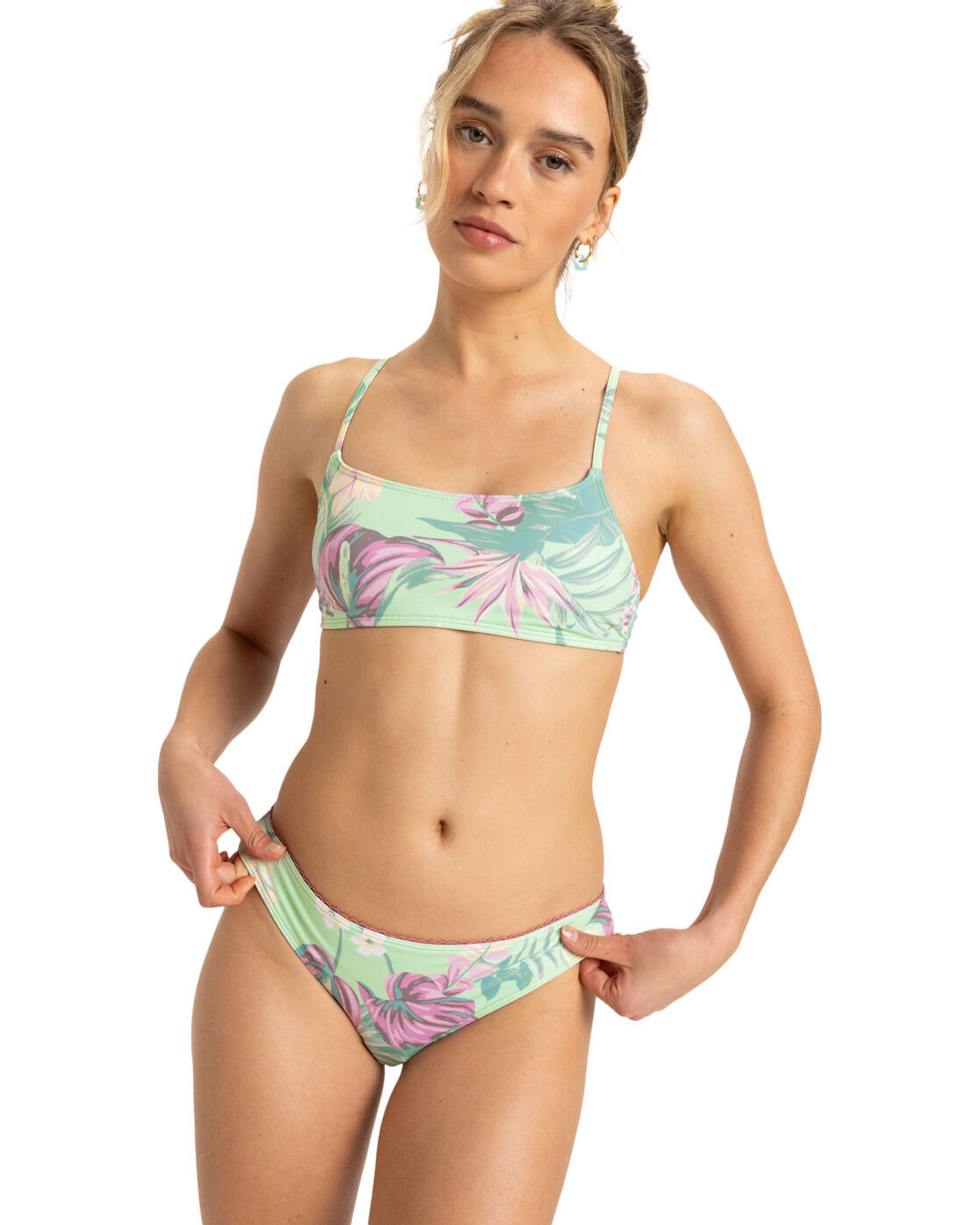 Roxy Zweiteiliges Schwimmset INTO THE SUN Grün Frauen