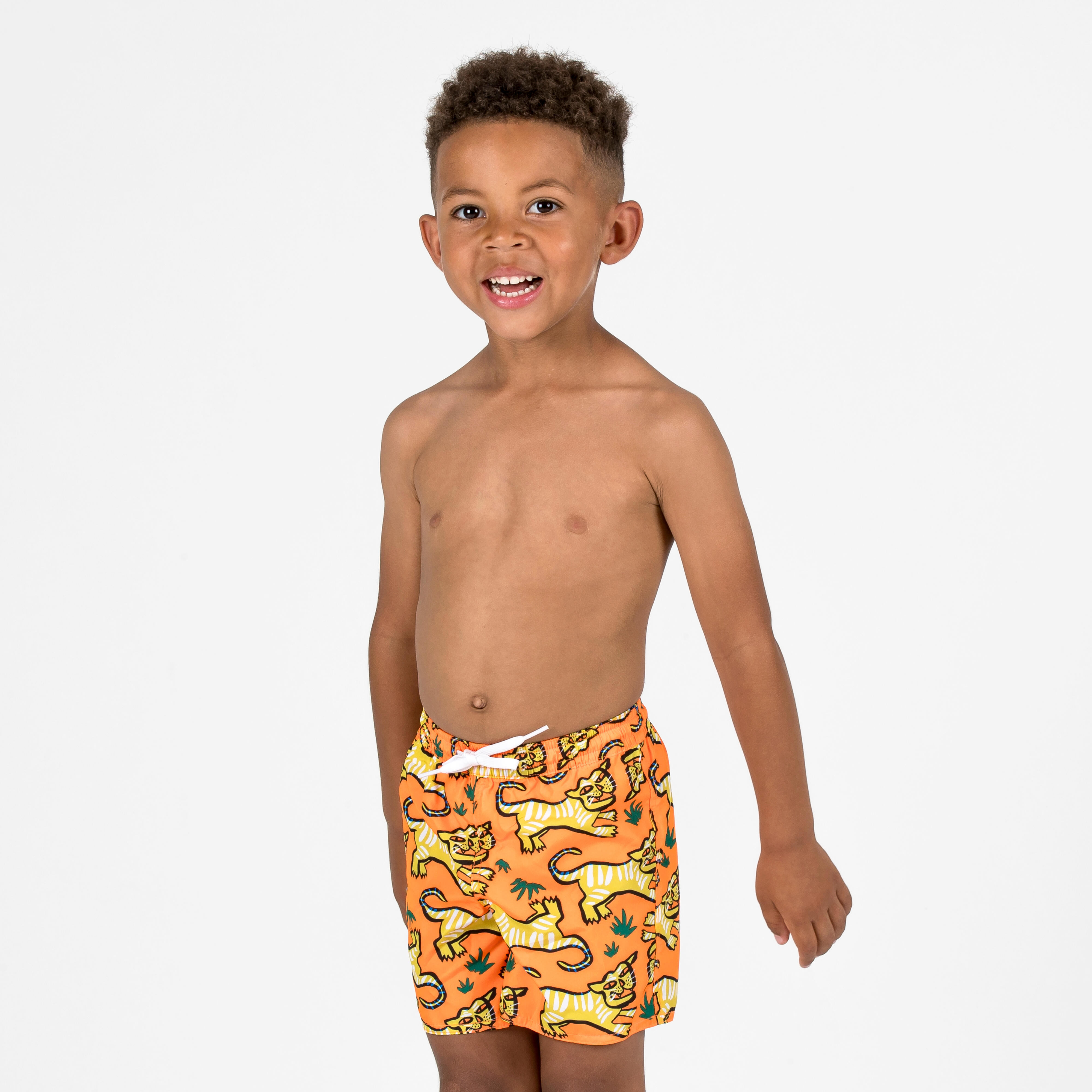 OLAIAN Boardshorts Kinder Jungen 100 orange 113-122cm 5-6J