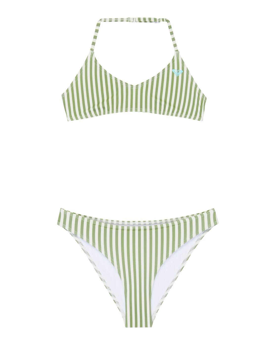 Roxy Zweiteiliges Bralette-Bikini-Set BICO ACTIVE SET Grün Mädchen 6-16