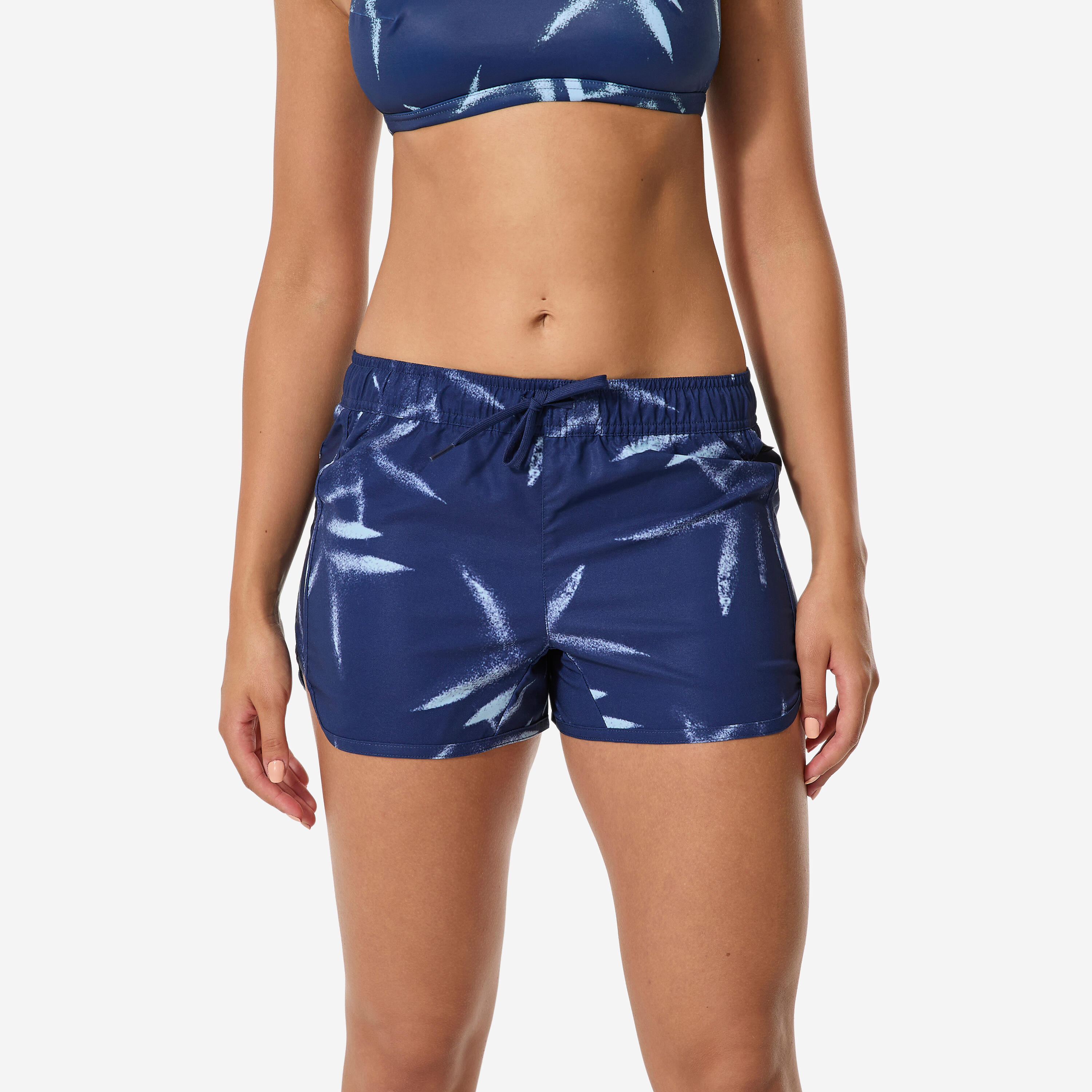 Decathlon Boardshorts Surfen Damen Tini Bagheera marineblau