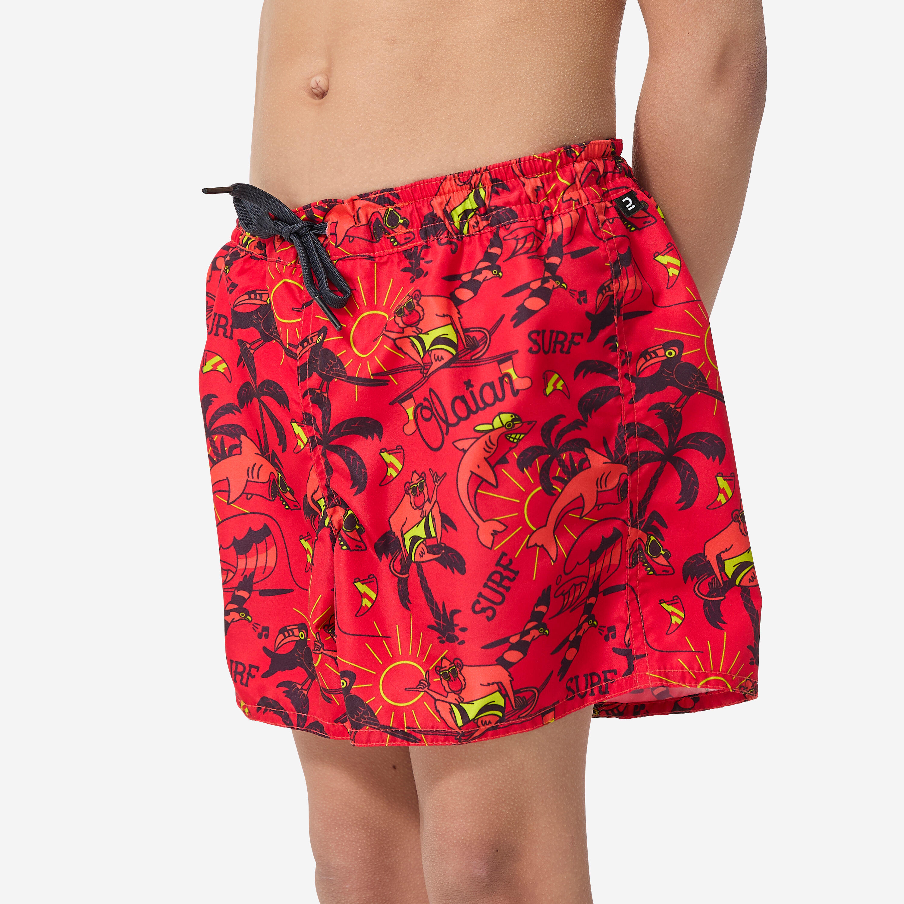 OLAIAN Boardshorts Jungen 100 Happysurf rot