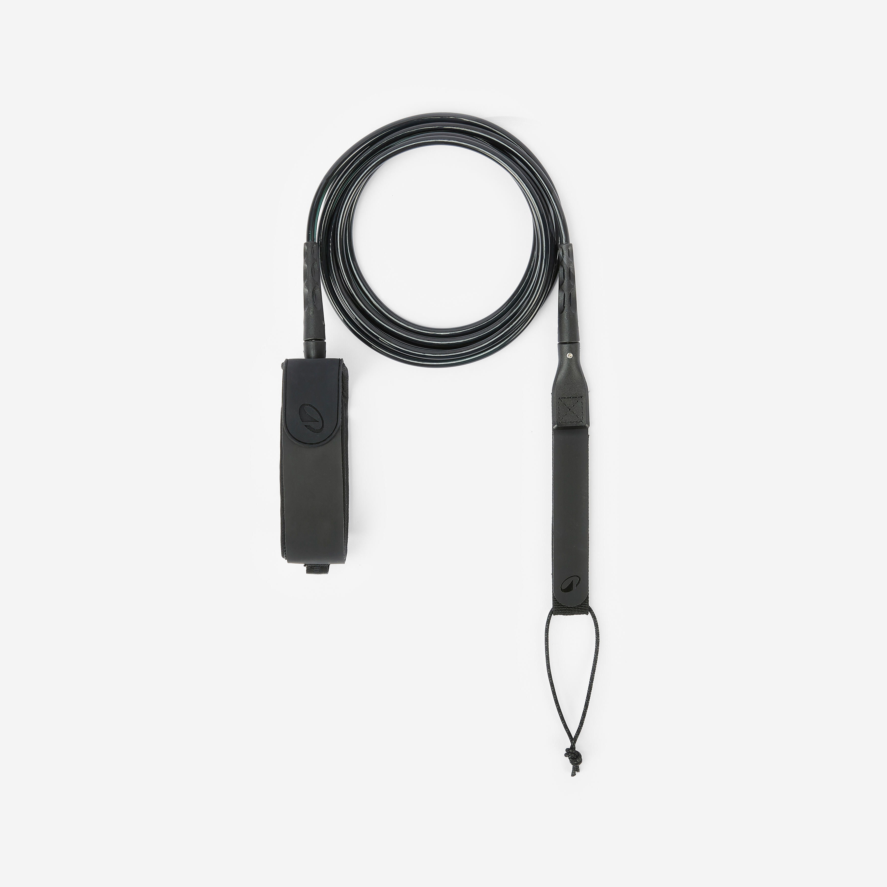 Decathlon Leash Longboard 9' Kniebefestigung Durchmesser 7 mm 900 schwarz