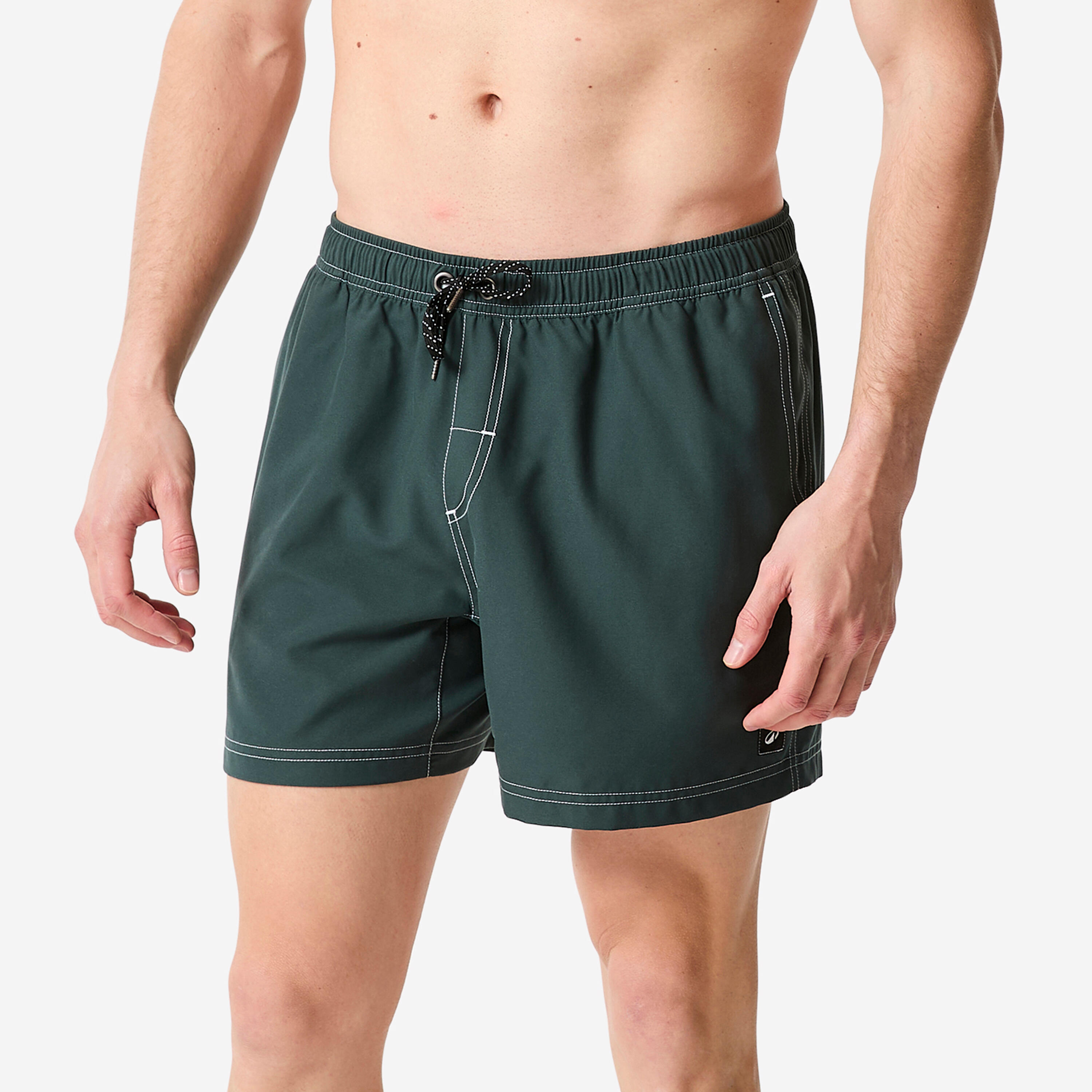 Decathlon Boardshorts Herren kurz 100 Hegoa 15'' grün