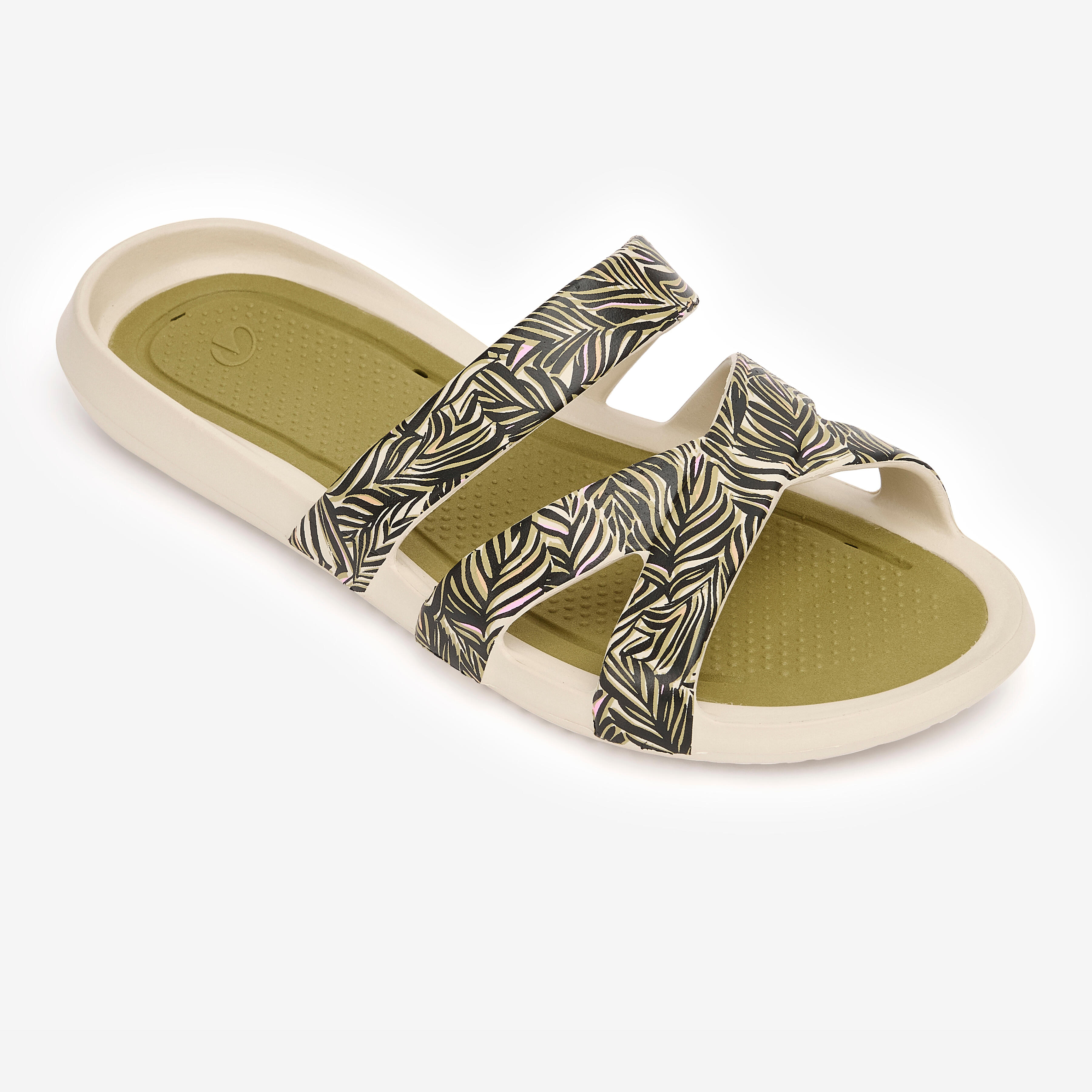 NABAIJI Badelatschen Damen - Slap 500 beige oder olive