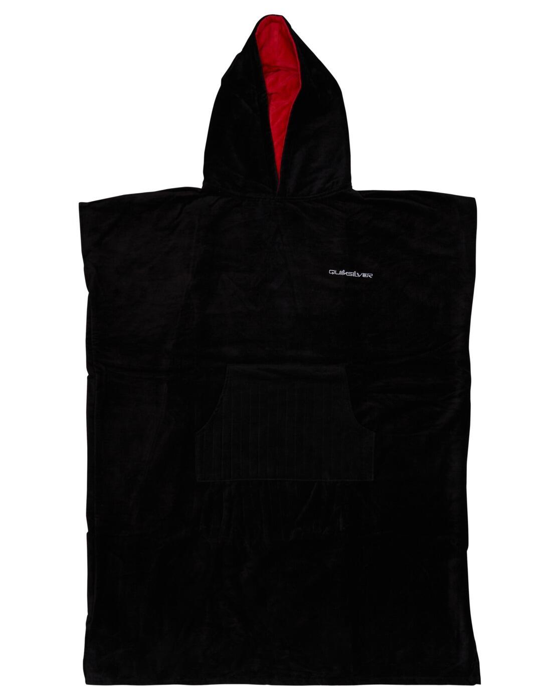Quiksilver Surf-Poncho HOODY Schwarz Herren