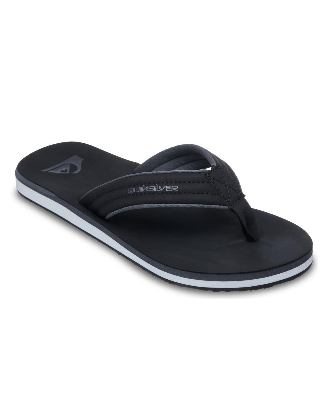 Quiksilver Sandalen CARVER NUBUCK Schwarz Herren