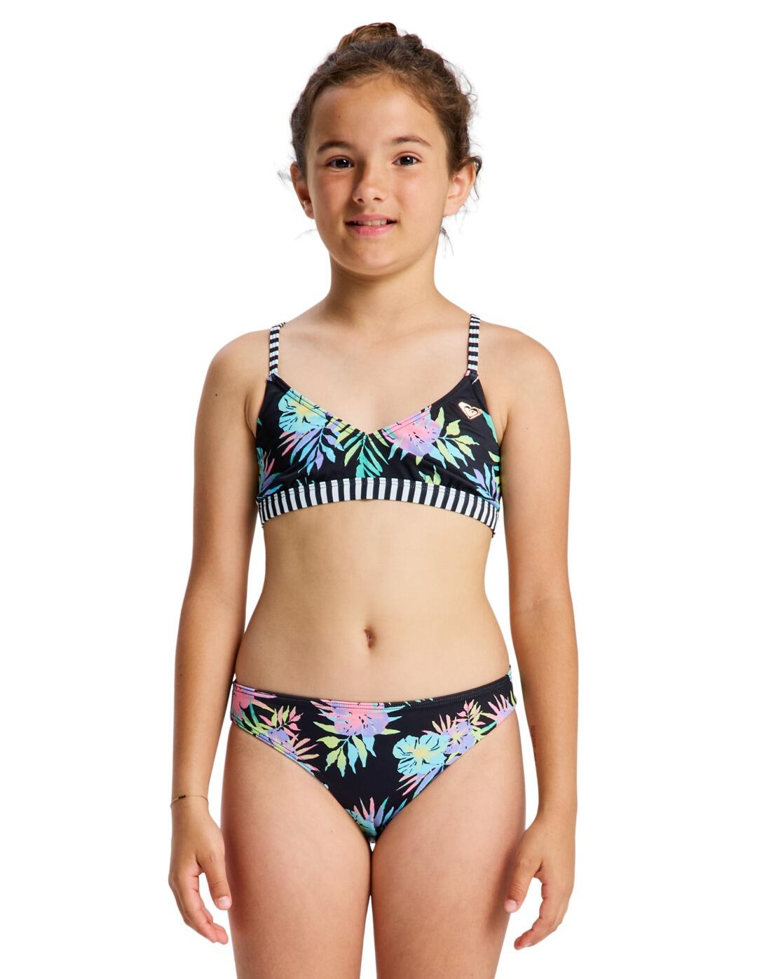 Roxy Zweiteiliges Triangel-Bikini-Set ROXY ACTIVE SET Rosa Mädchen 6-16