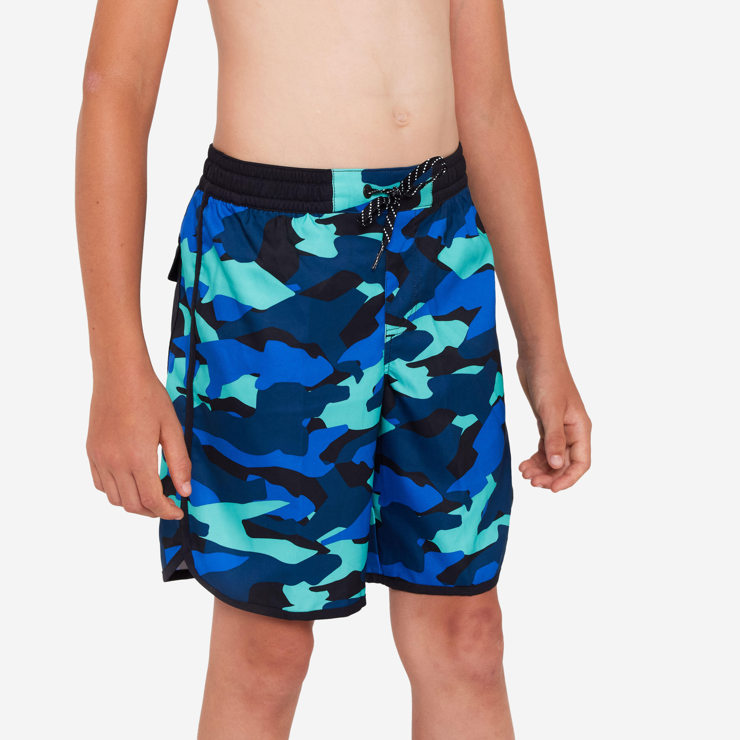 OLAIAN Boardshorts Jungen 500 Camo blau