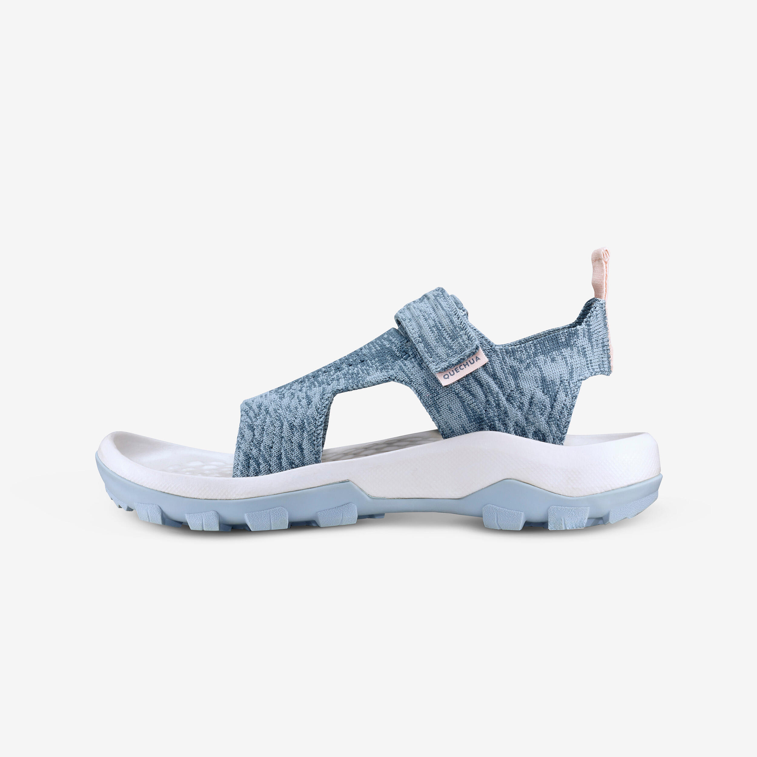 QUECHUA Wandersandalen Kinder Gr. 28–39 Bergwandern - MH120 blaugrau