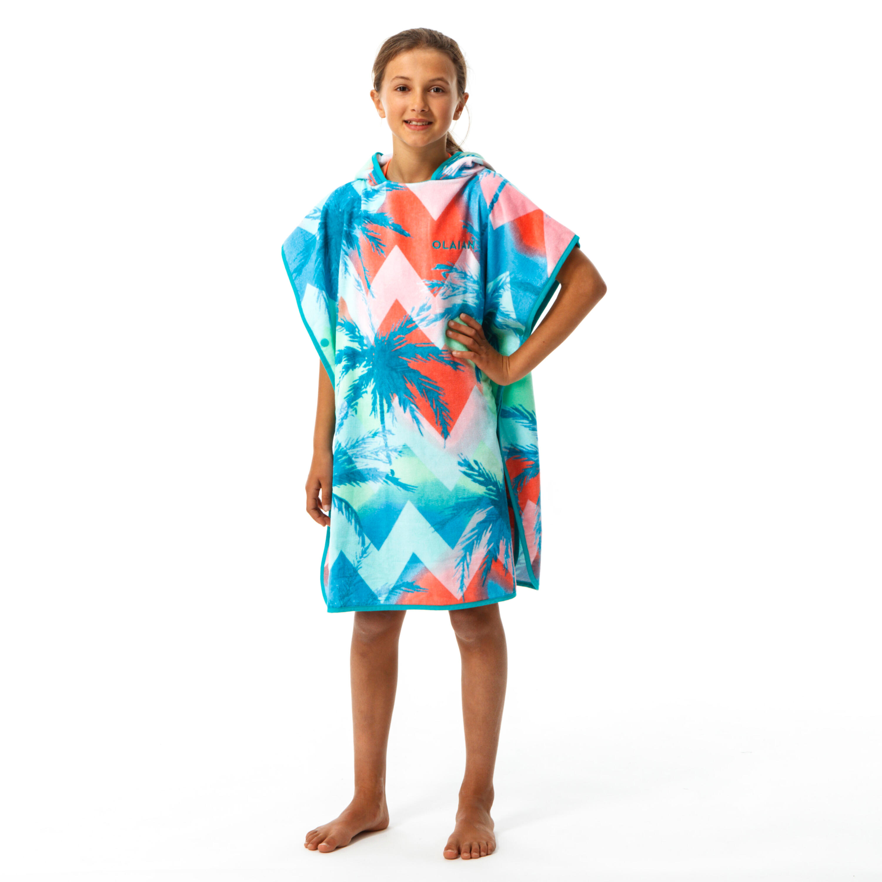 OLAIAN Surf-Poncho Kinder 500 Sweet 110–135 cm