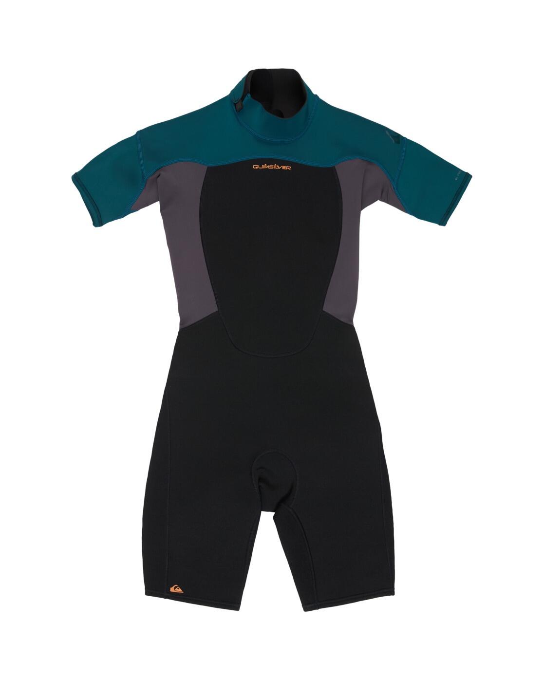 Quiksilver Kurzärmliger Back-Zip-Springsuit 2/2MM PROLOGUE Grün Herren