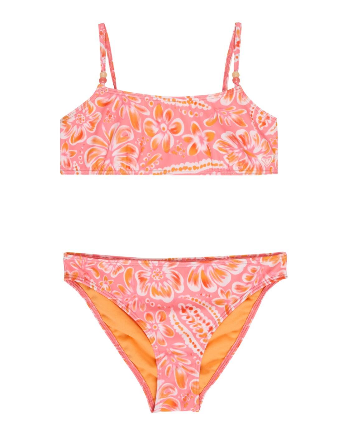 Roxy Zweiteiliges Bralette-Bikini-Set SOLEIL SOLEIL Orange Mädchen 6-16
