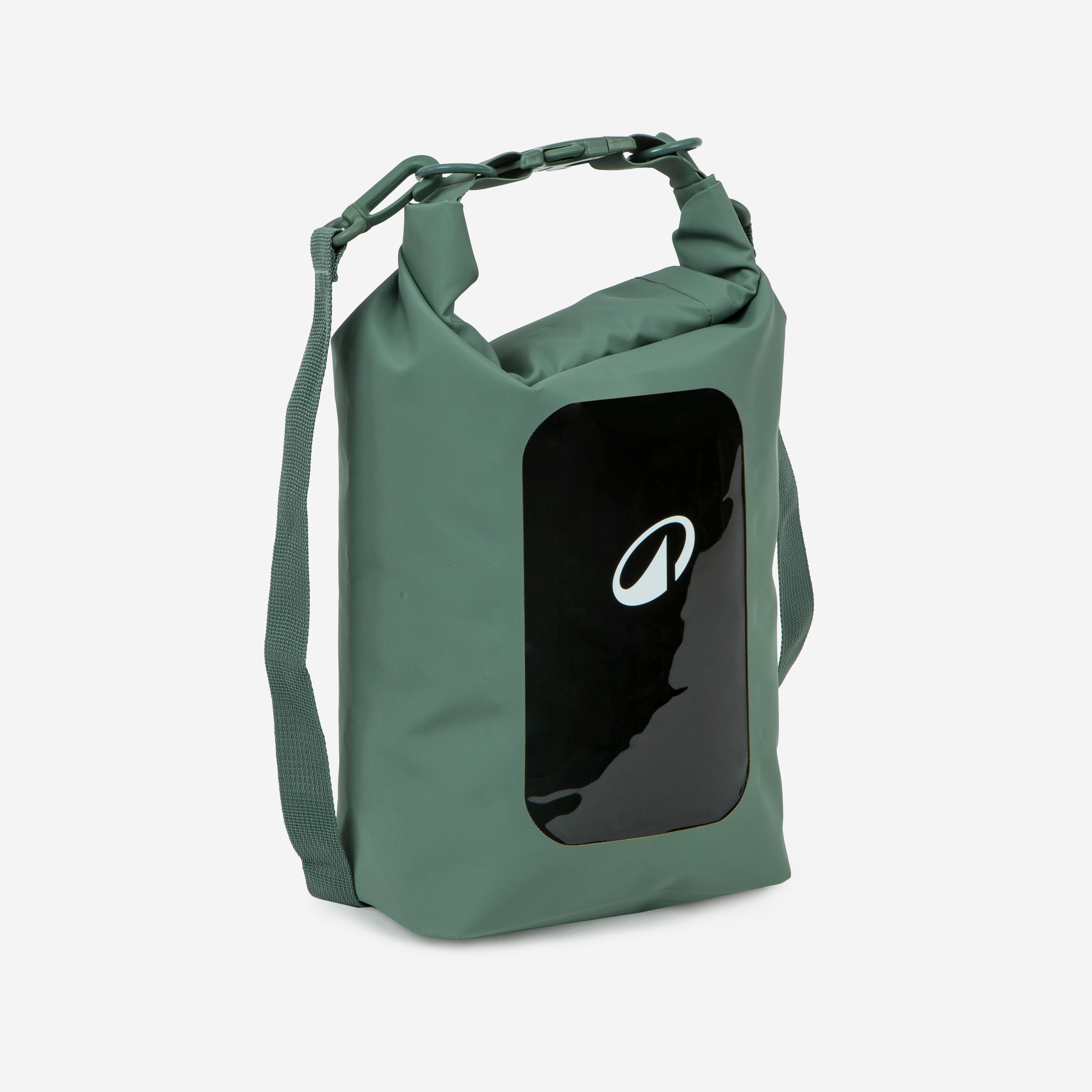 ITIWIT Wasserfeste Tasche 5L IPX6 mit Sichtfenster - grün
