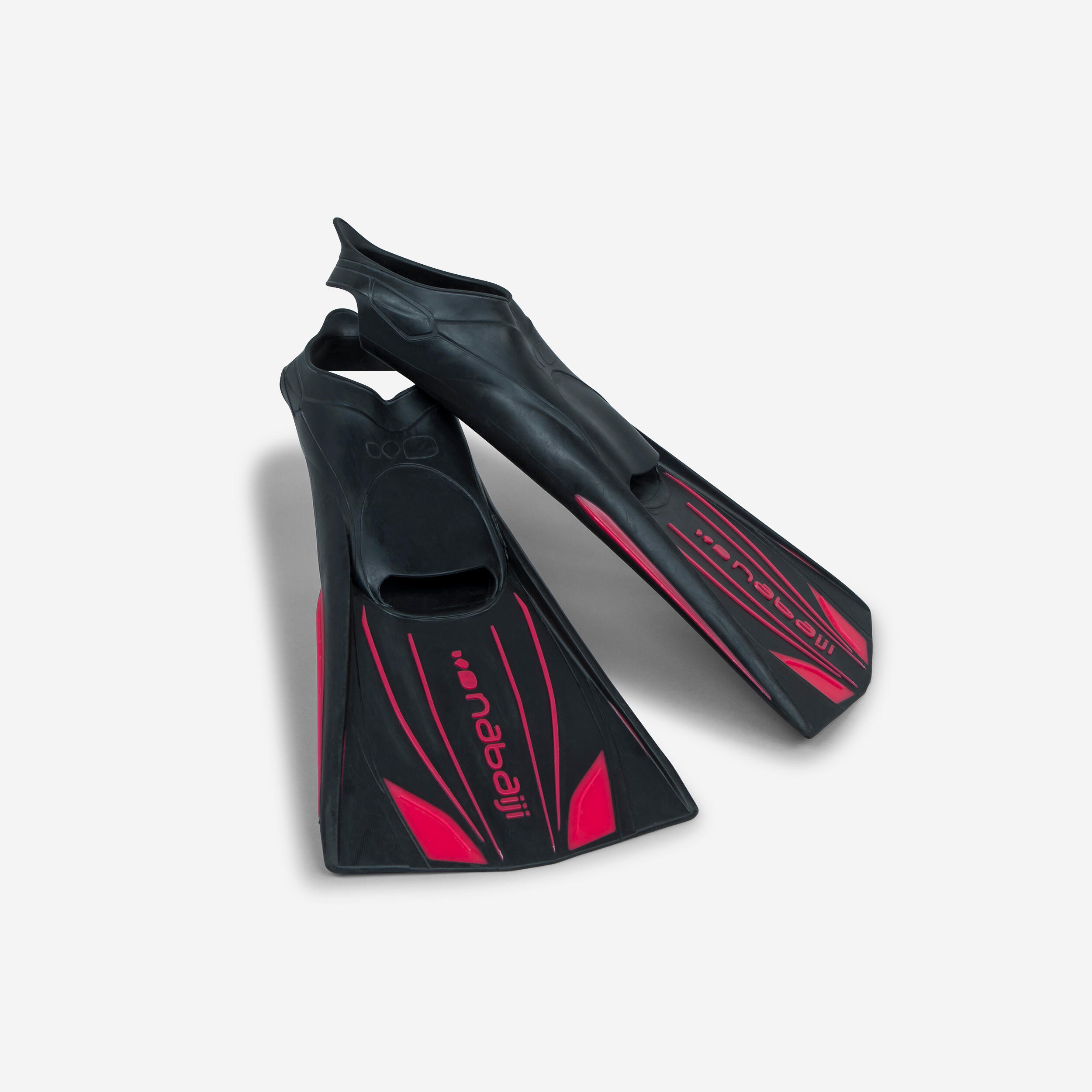 Decathlon Schwimmflossen - Topfin schwarz/rot