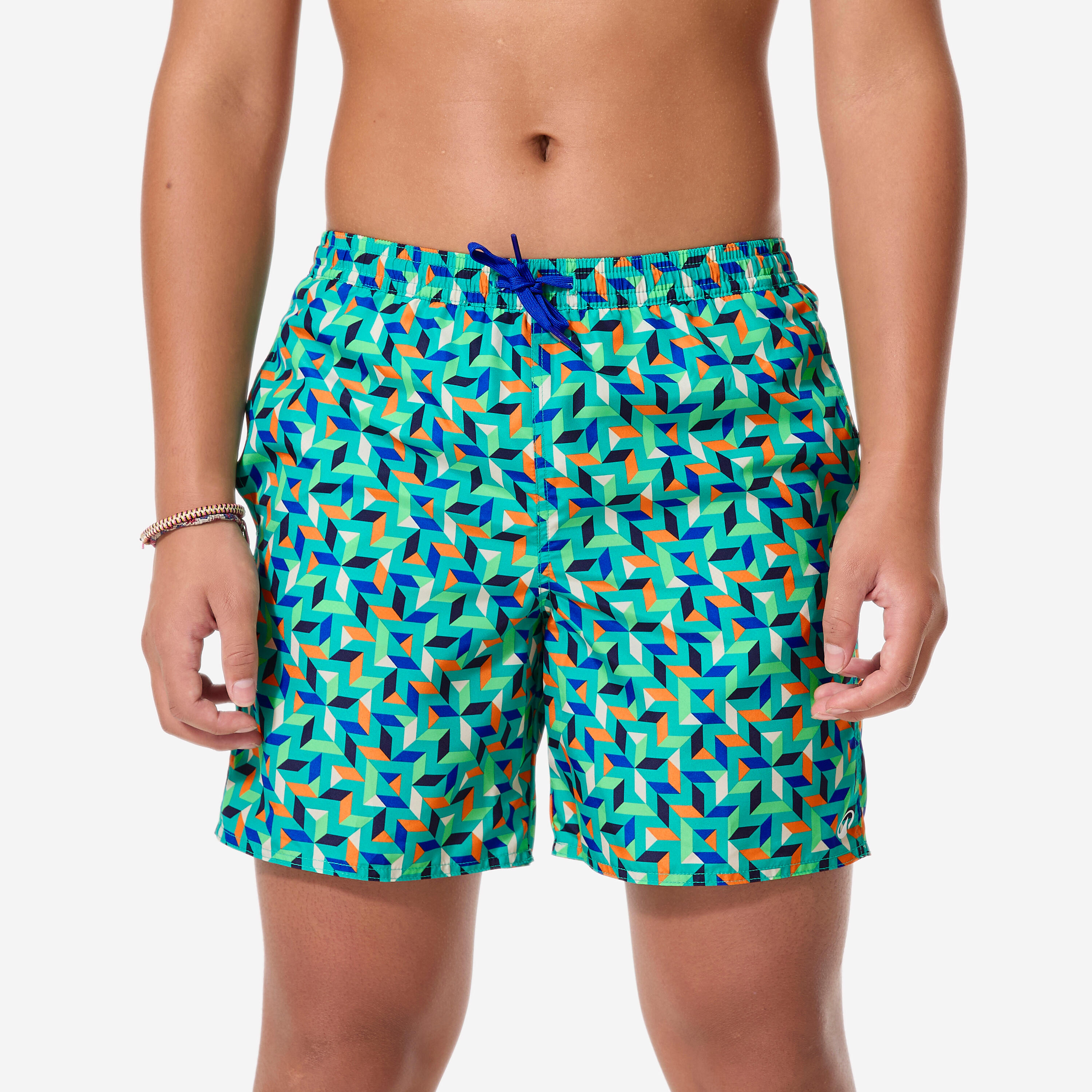 Decathlon Boardshorts Kinder 100 Geokani grün