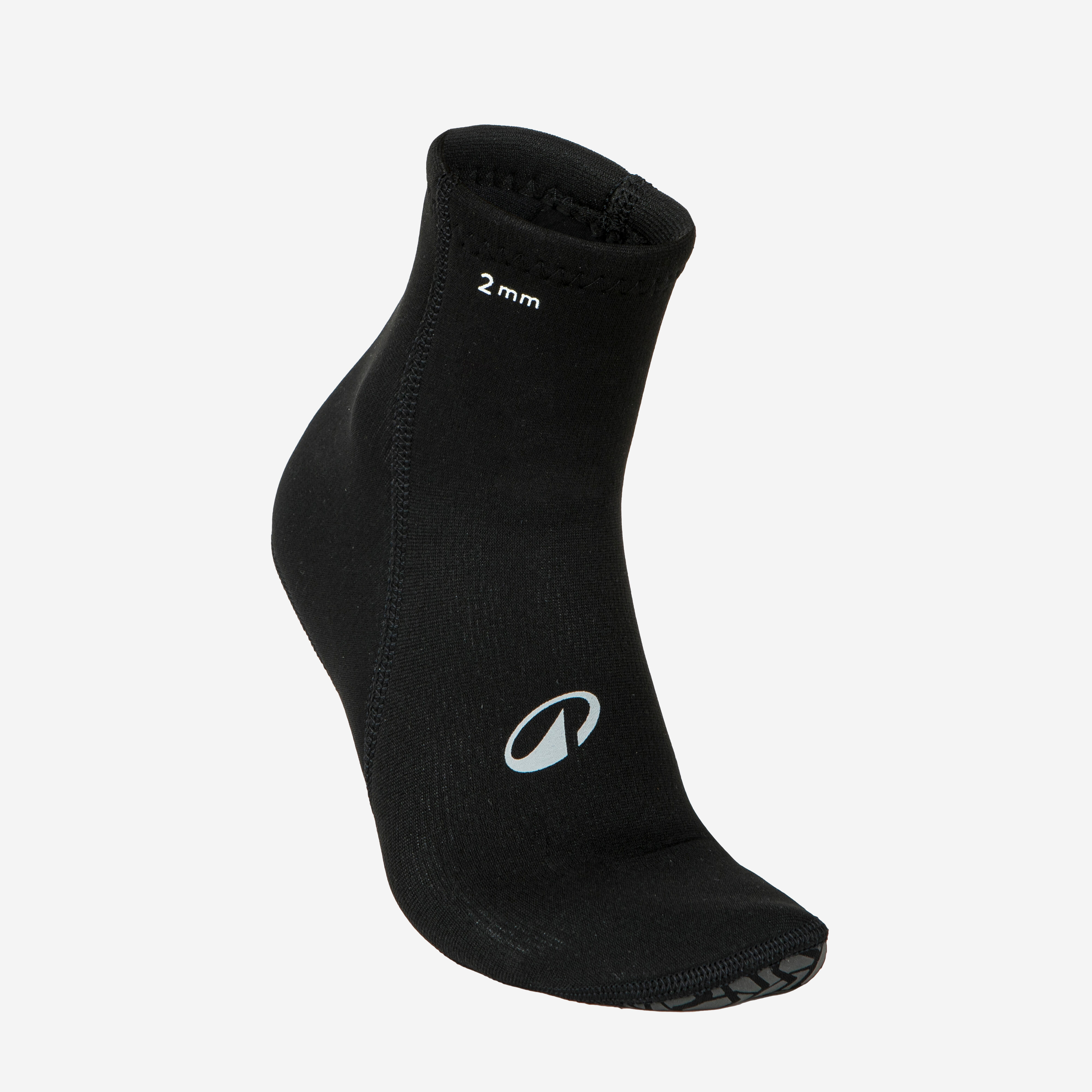 Decathlon Neoprensocken Tauchen 2 mm schwarz