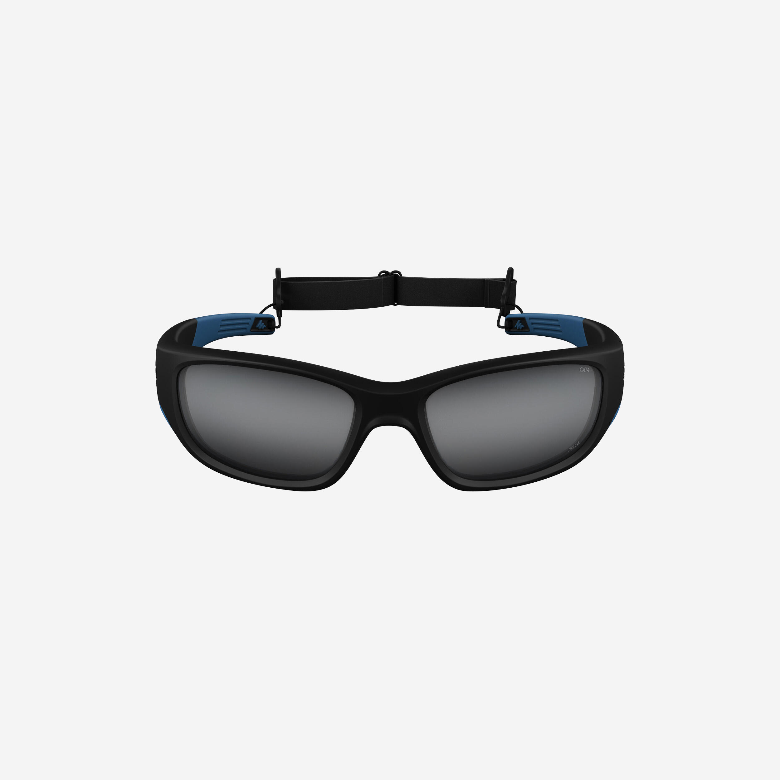 Decathlon Sonnenbrille Wandern MHT550 Kinder ab 10 Jahren Kategorie 4 schwarz/silber