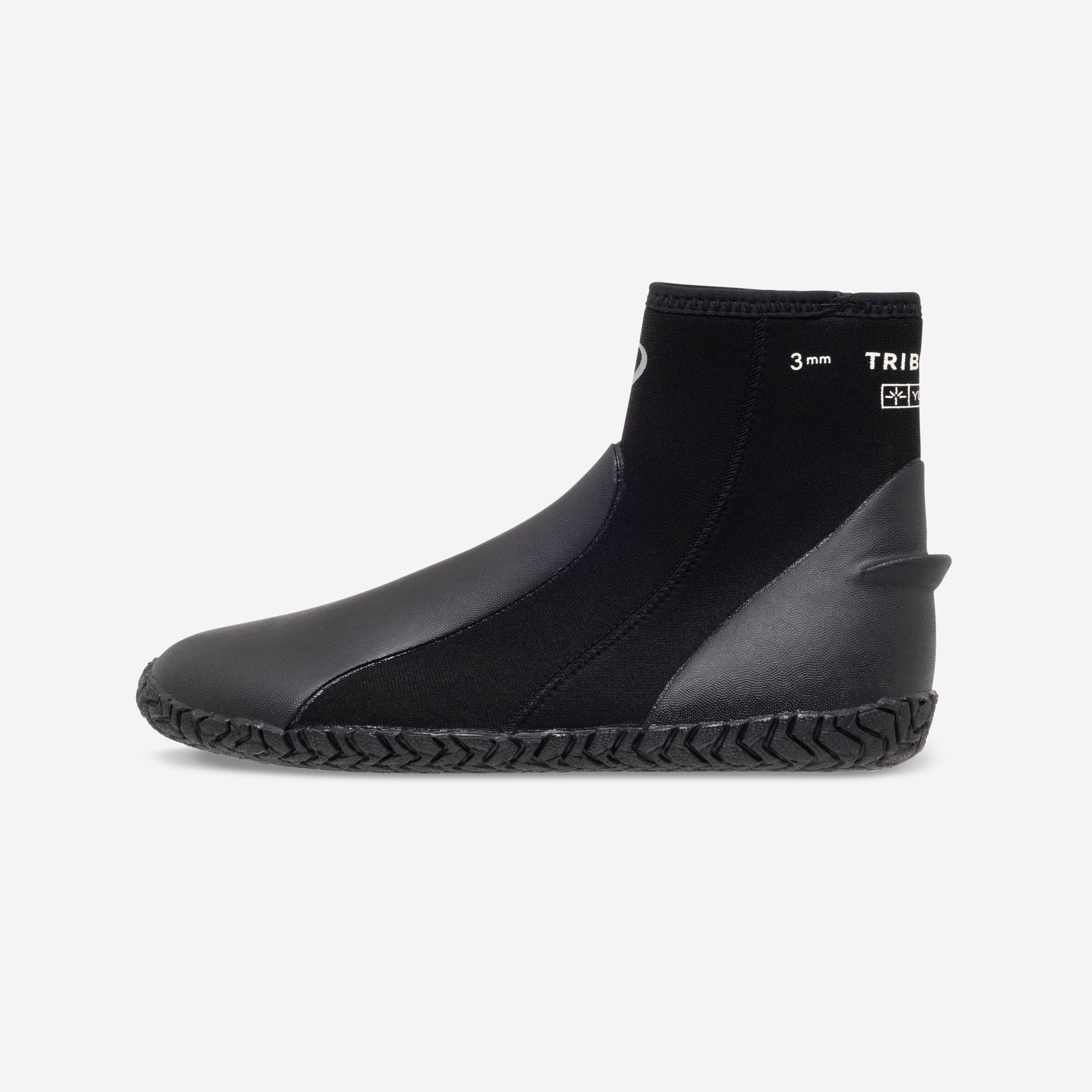 Decathlon Neoprenschuhe Tauchen Yulex 3 mm schwarz