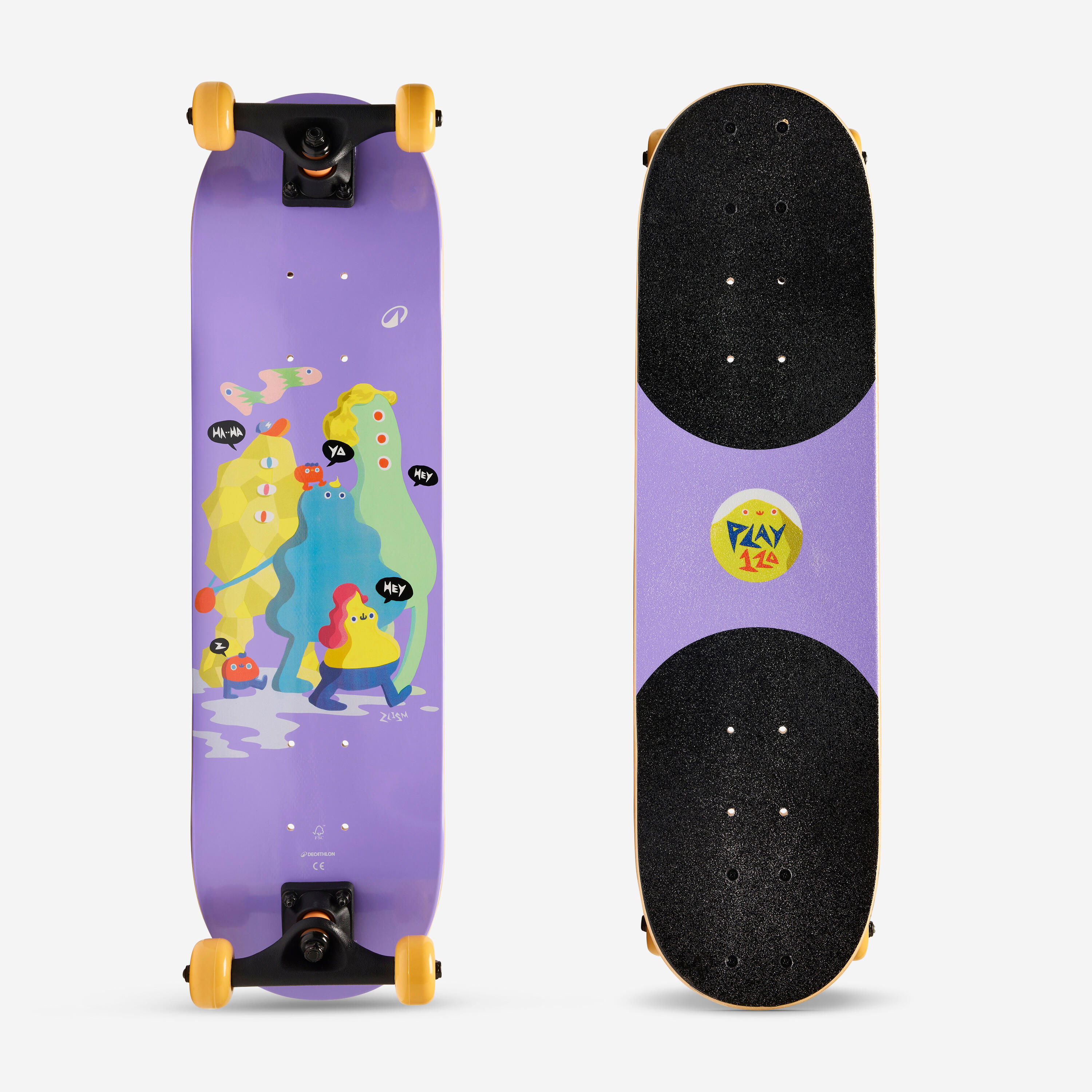 Decathlon Skateboard Kinder 3–7 Jahre - Play 120 Friends