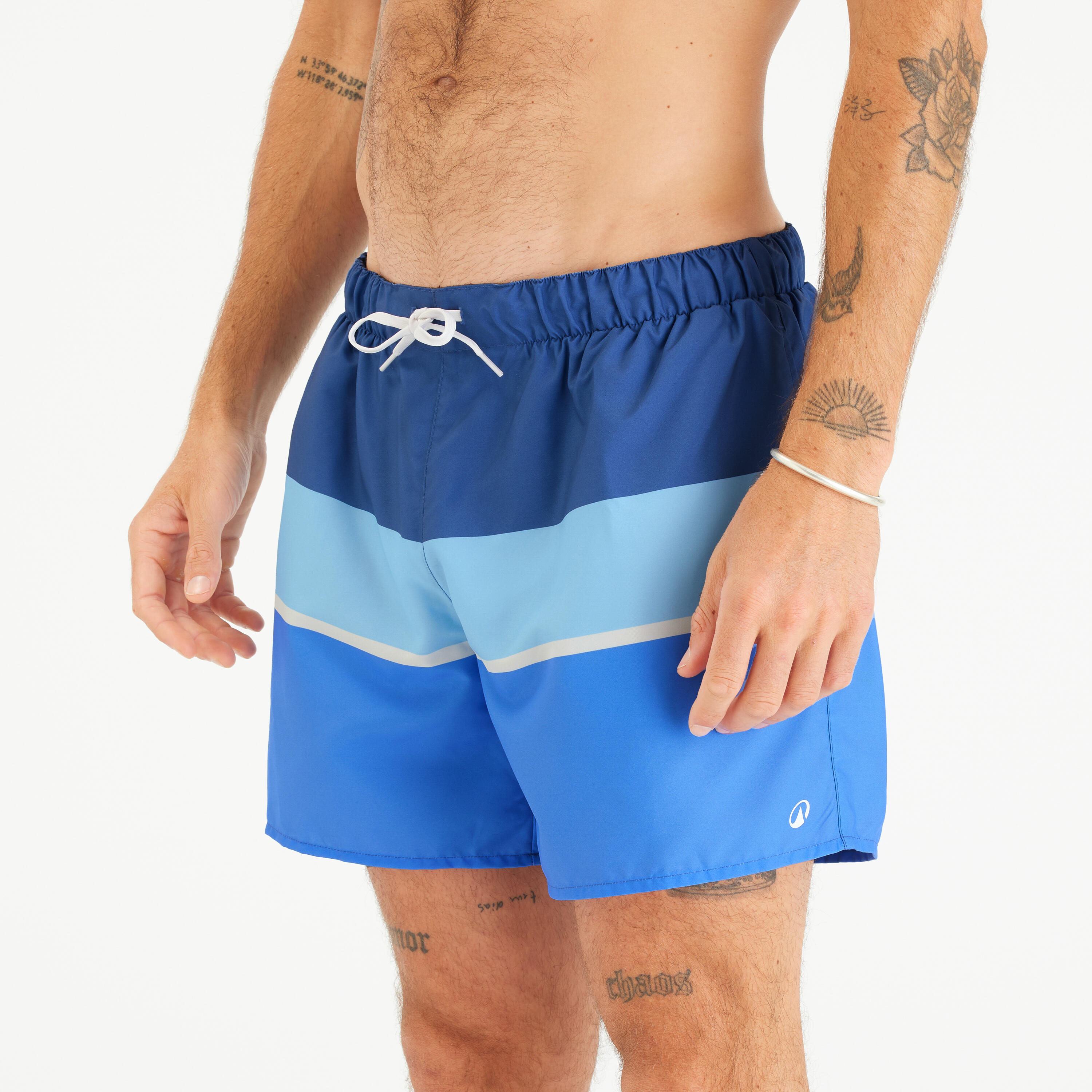 Decathlon Boardshorts Herren kurz 100 Strippy 15