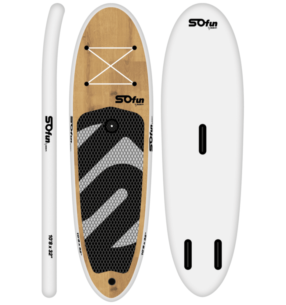 Side On Windsurf SUP Board 10.8 aufblasbar
