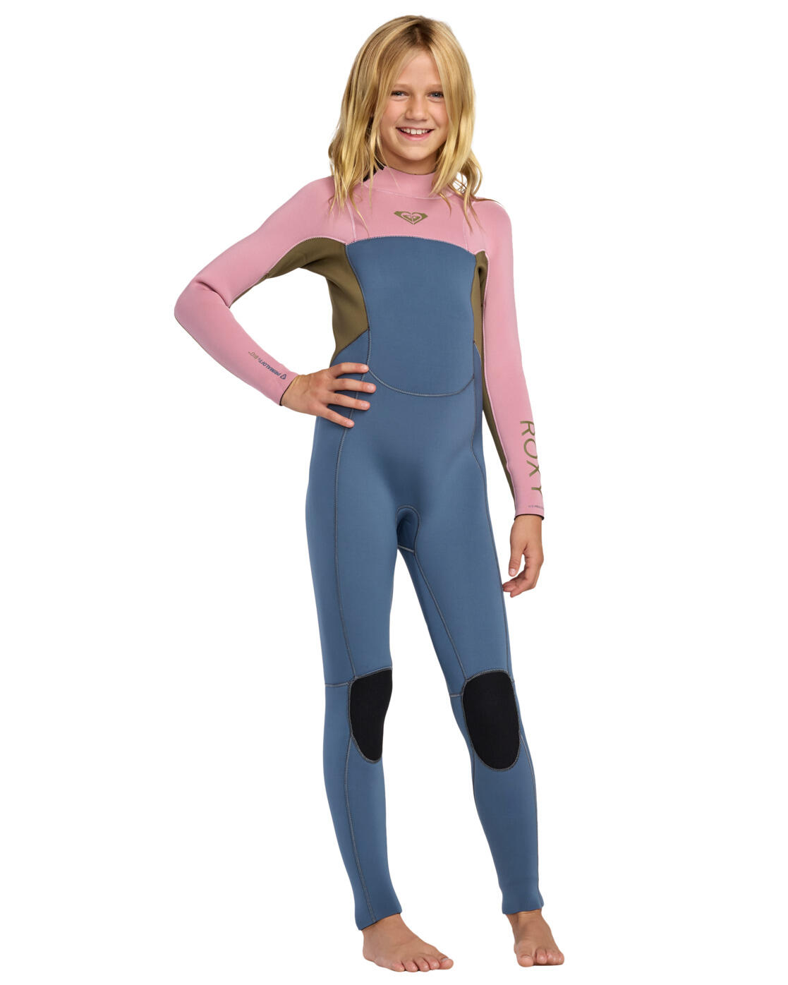 Roxy Back-Zip-Neoprenanzug 3/2MM PROLOGUE+ Grau Mädchen 8-16