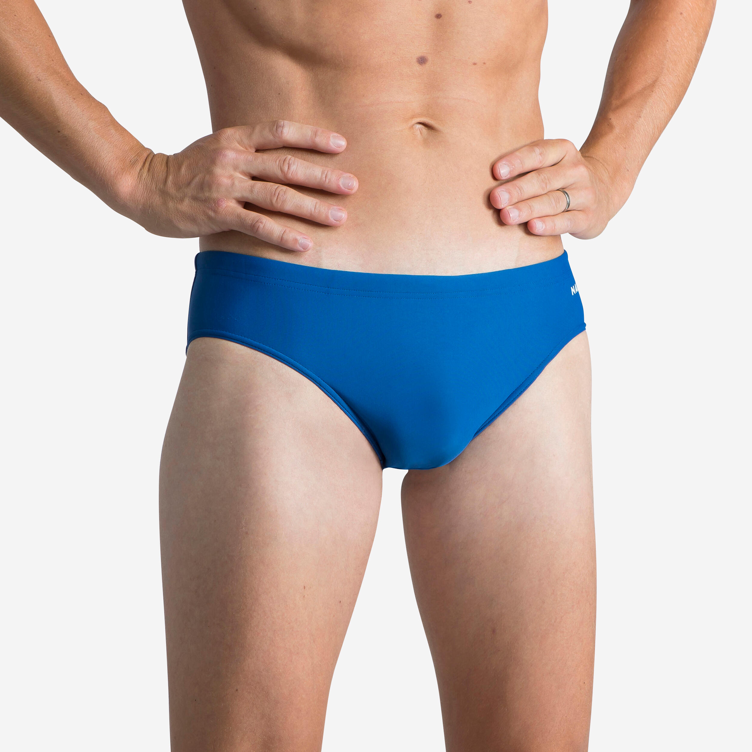 NABAIJI Badehose Slip Herren - 100 Basic blau