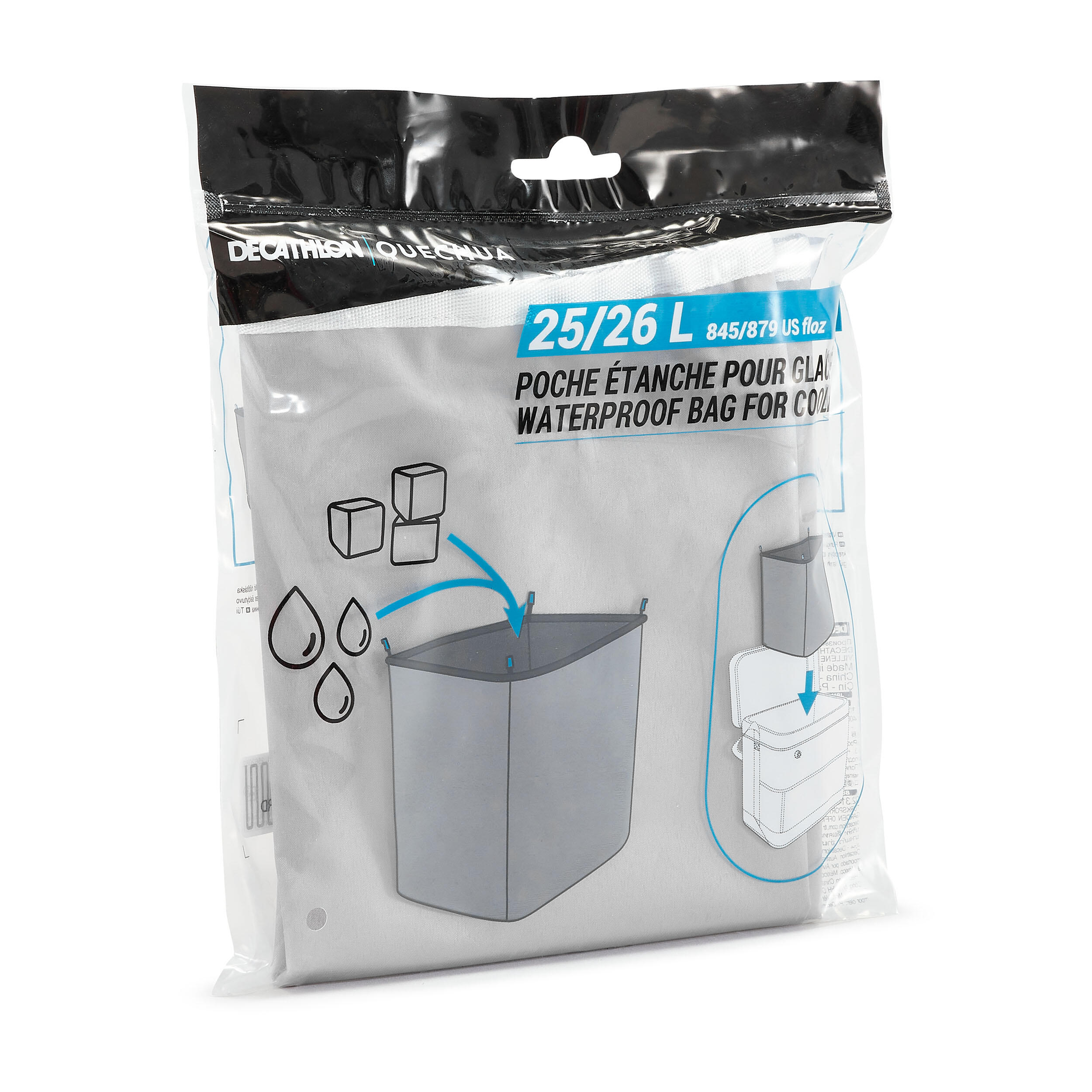 QUECHUA Innentasche für Kühlbox Compact Fresh wasserdicht 25 Liter