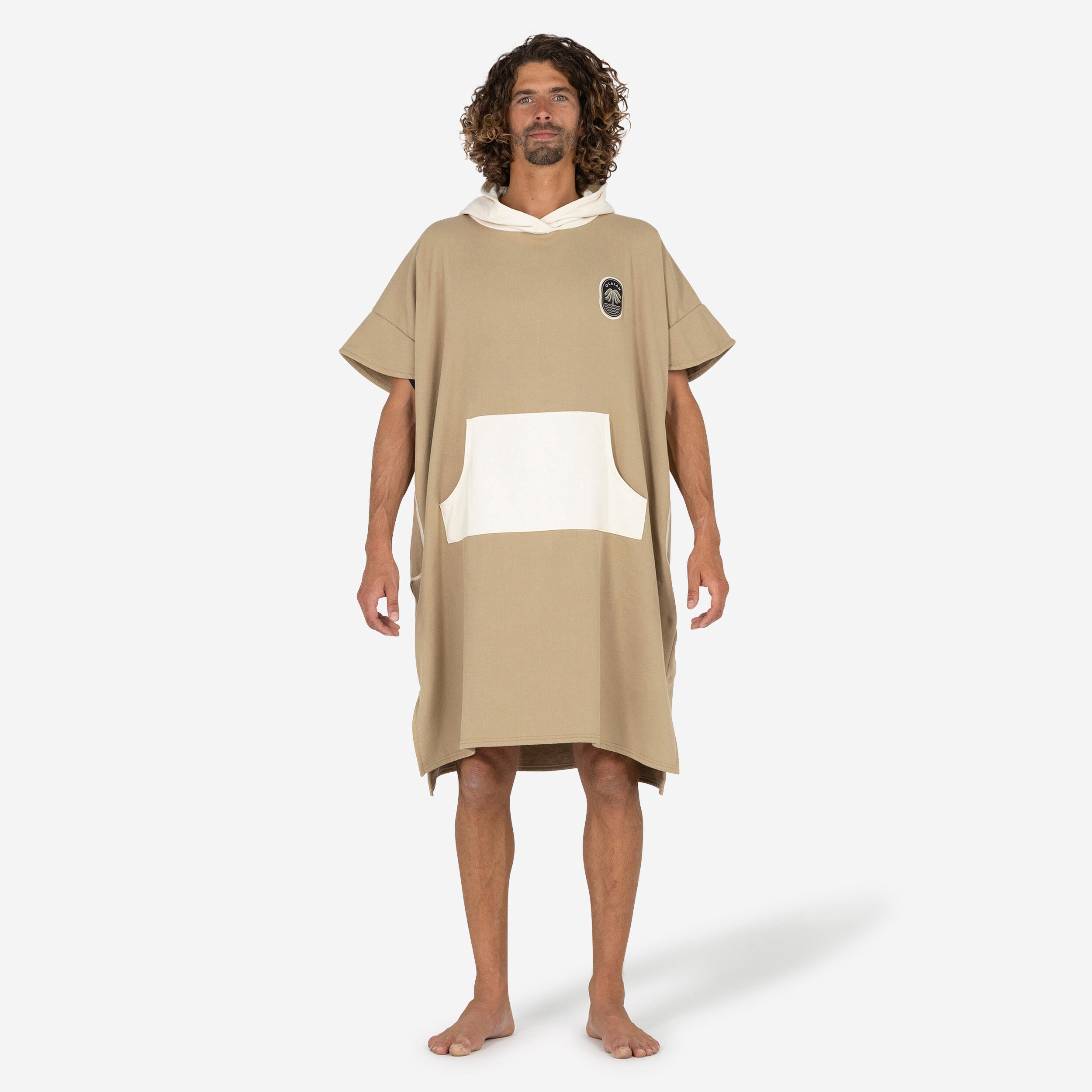 OLAIAN Surf-Poncho Damen/Herren 500 beige