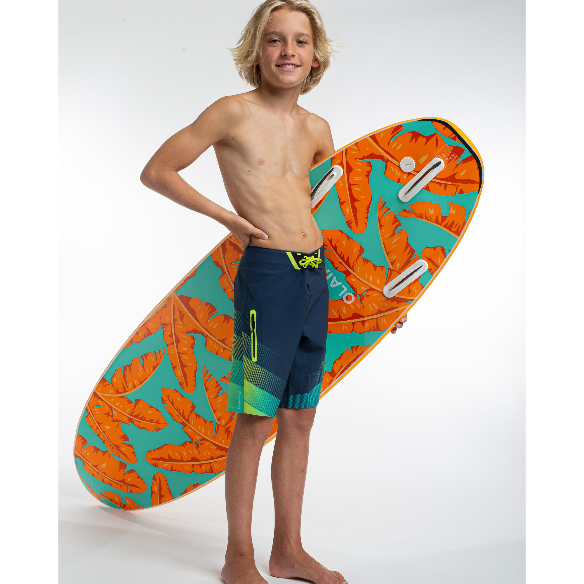 OLAIAN Badeshorts/Boardshorts 900 grÃ¼n Gr. 152 - 12 Jahre