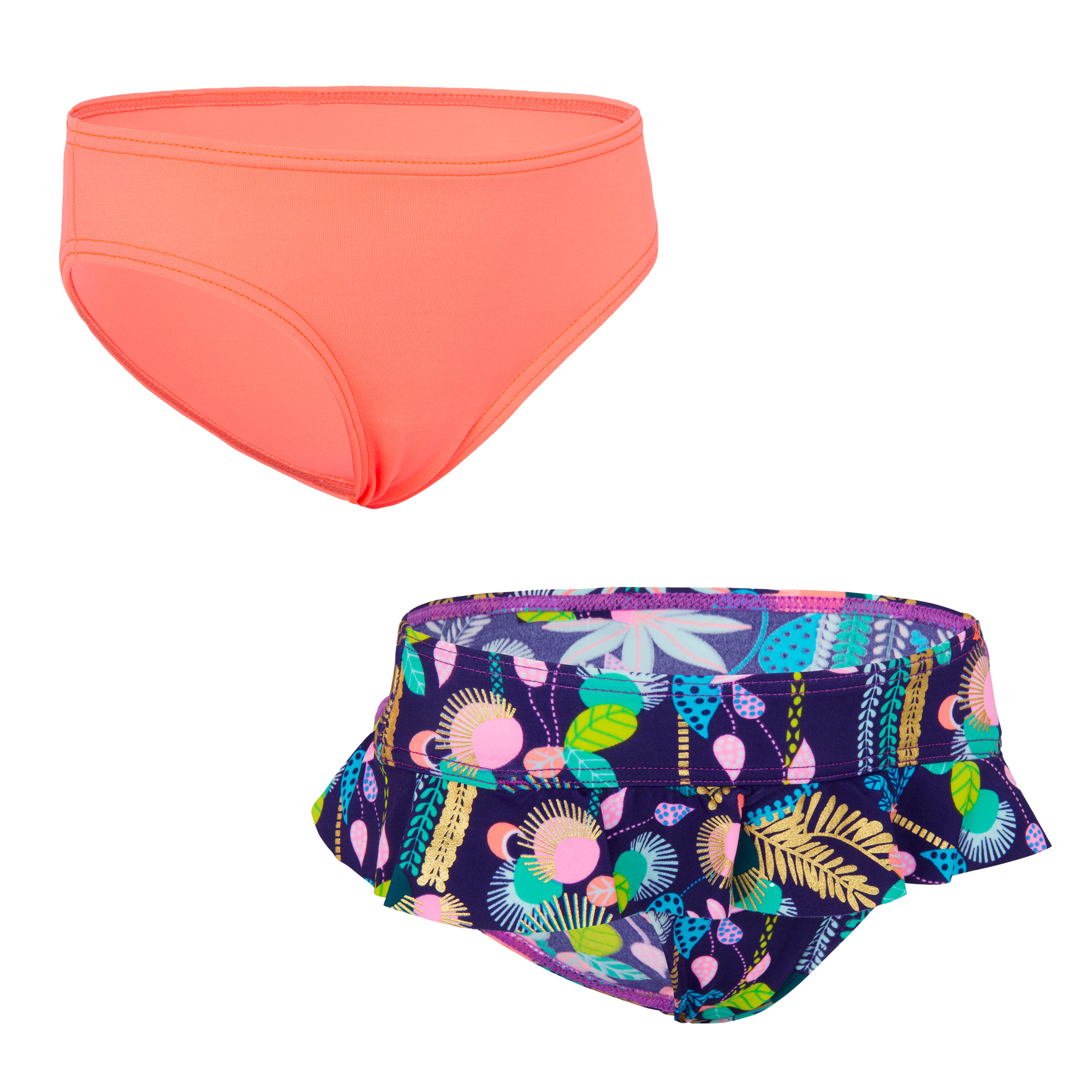 OLAIAN Bikini-Hose Bottom Madi LG100 MÃ¤dchen 2 StÃ¼ck koralle Gr. 116 - 6 Jahre