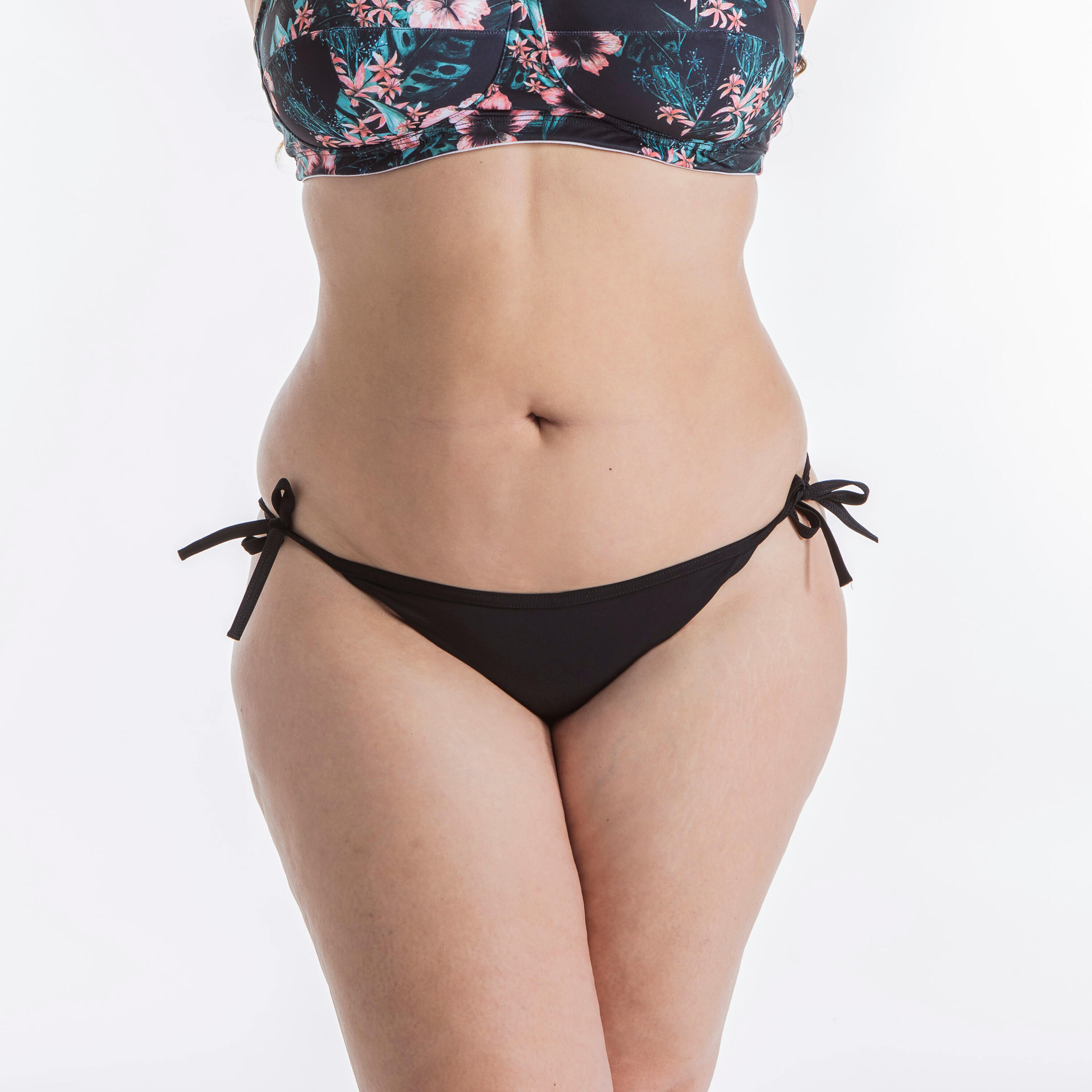 OLAIAN Bikini-Hose Damen Sofy seitlich gebunden schwarz M