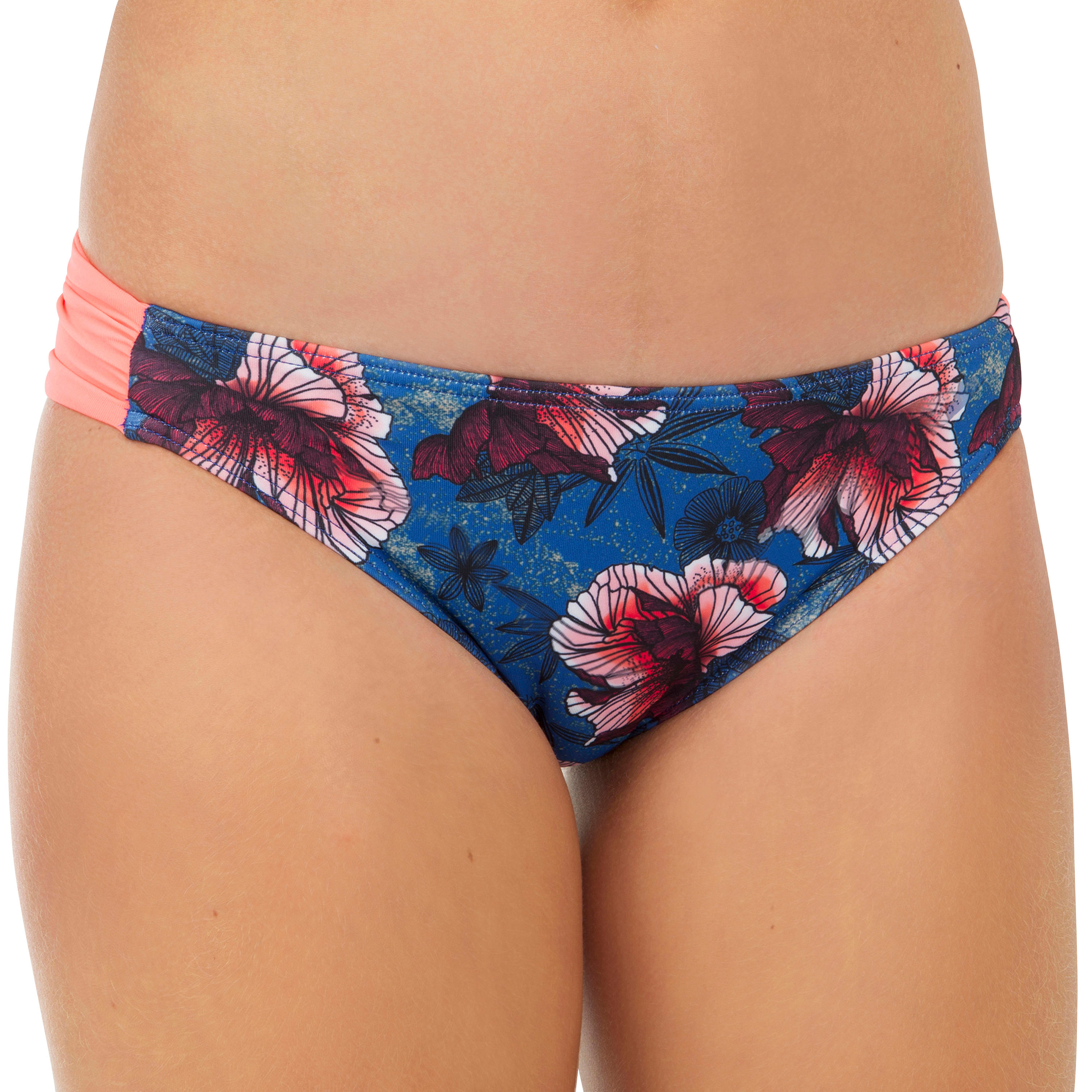 OLAIAN Bikini-Hose Surfen Malou 500 Handa MÃ¤dchen blau Gr. 128  - 8 Jahre