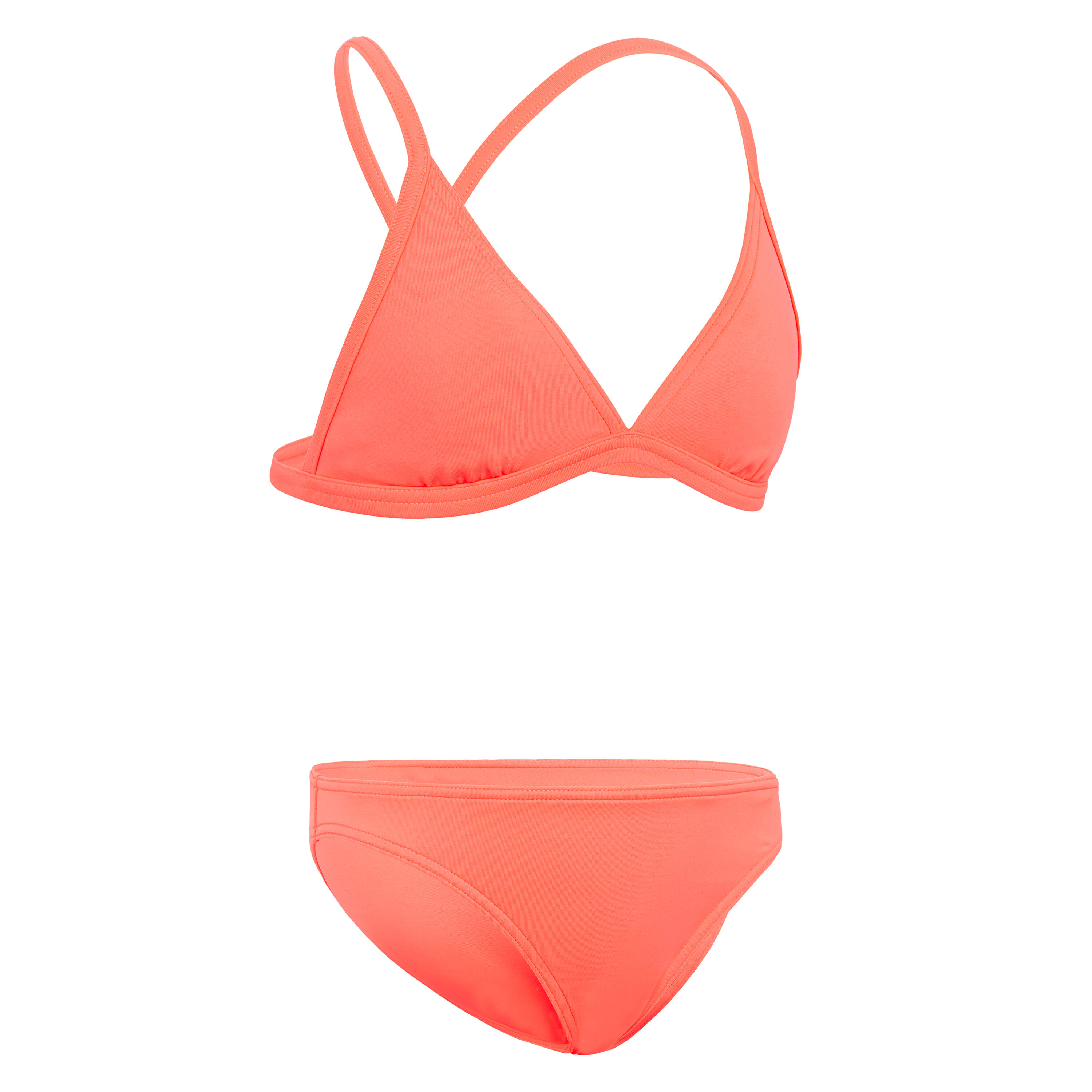 OLAIAN Bikini-Set MÃ¤dchen 100 Tamara koralle Gr. 146 - 11 Jahre