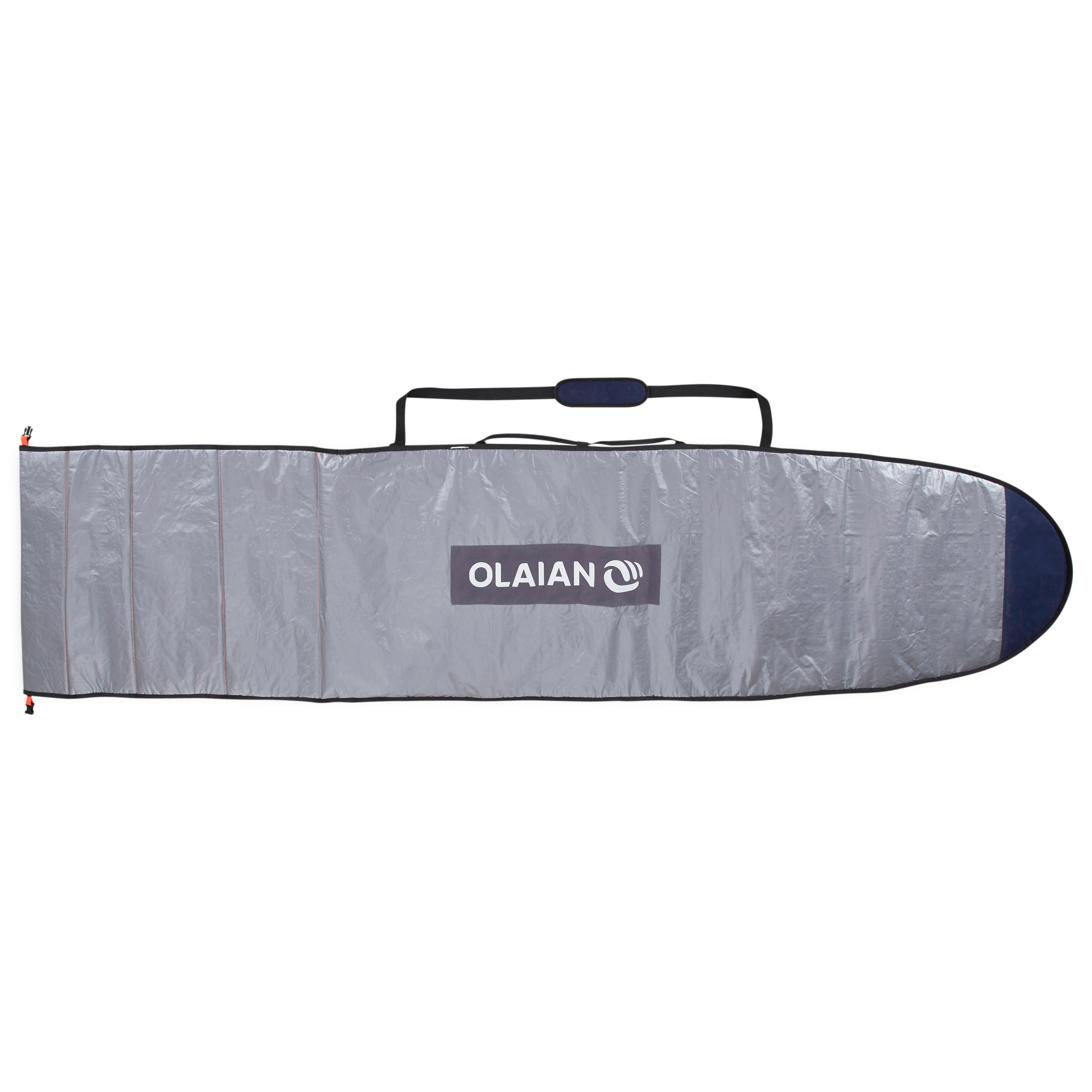 OLAIAN Boardbag Surfboard verstellbar 7'3–9'4 grau EINHEITSGRÖSSE