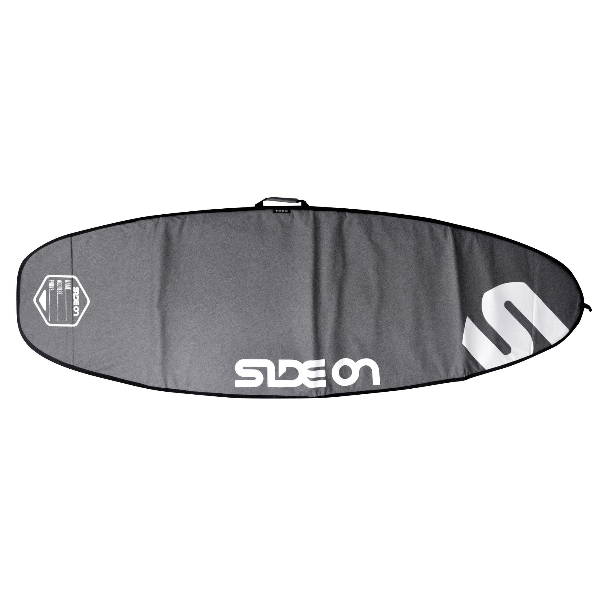 SIDE ON Boardbag Windsurfboard 235/75 cm Side On grau/weiss EINHEITSGRÖSSE