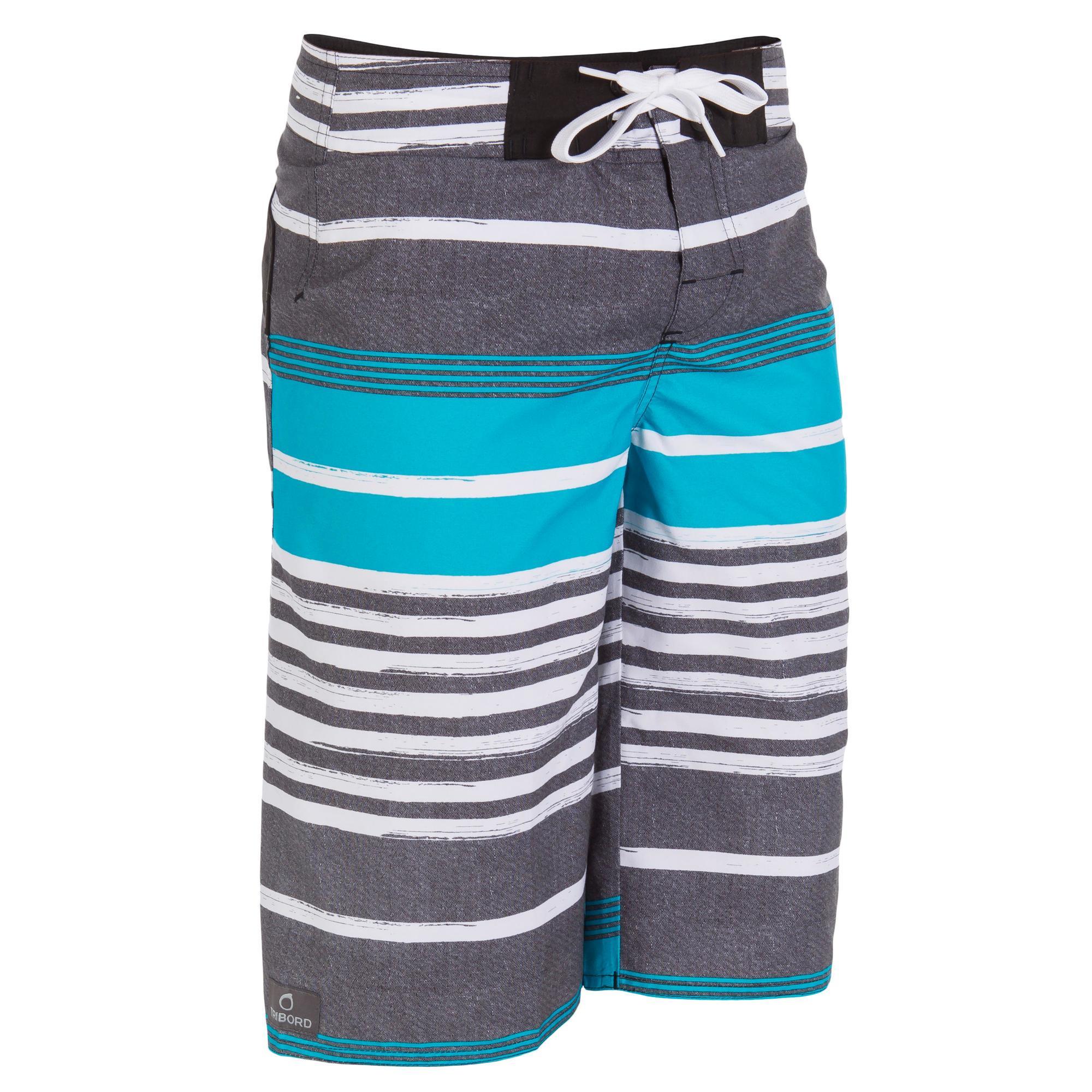 TRIBORD Boardshorts Olatu Barrel Kinder blau Gr. 152 - 12 Jahre