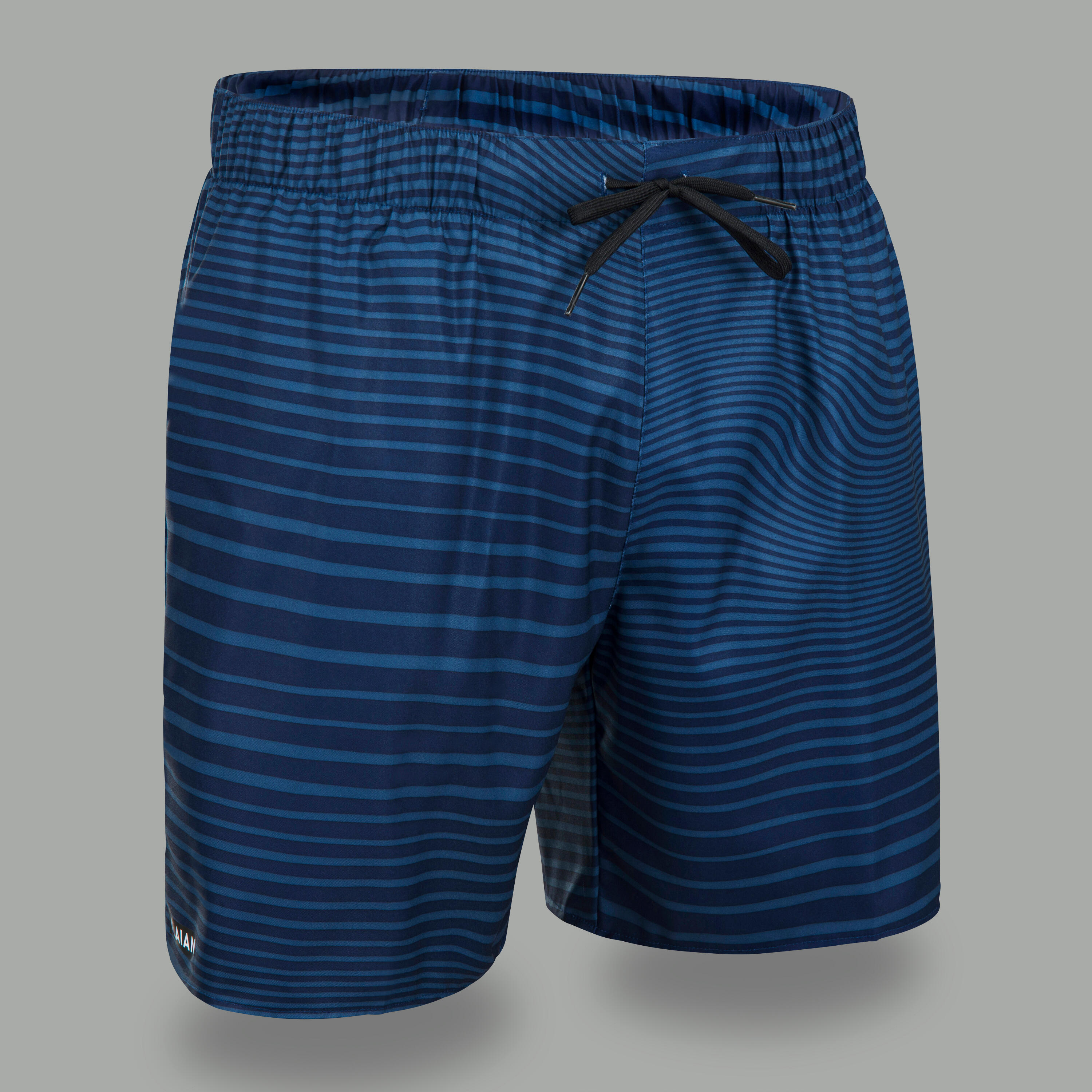 OLAIAN Boardshorts Surfen Herren mittellang 100 Newwaves blau M