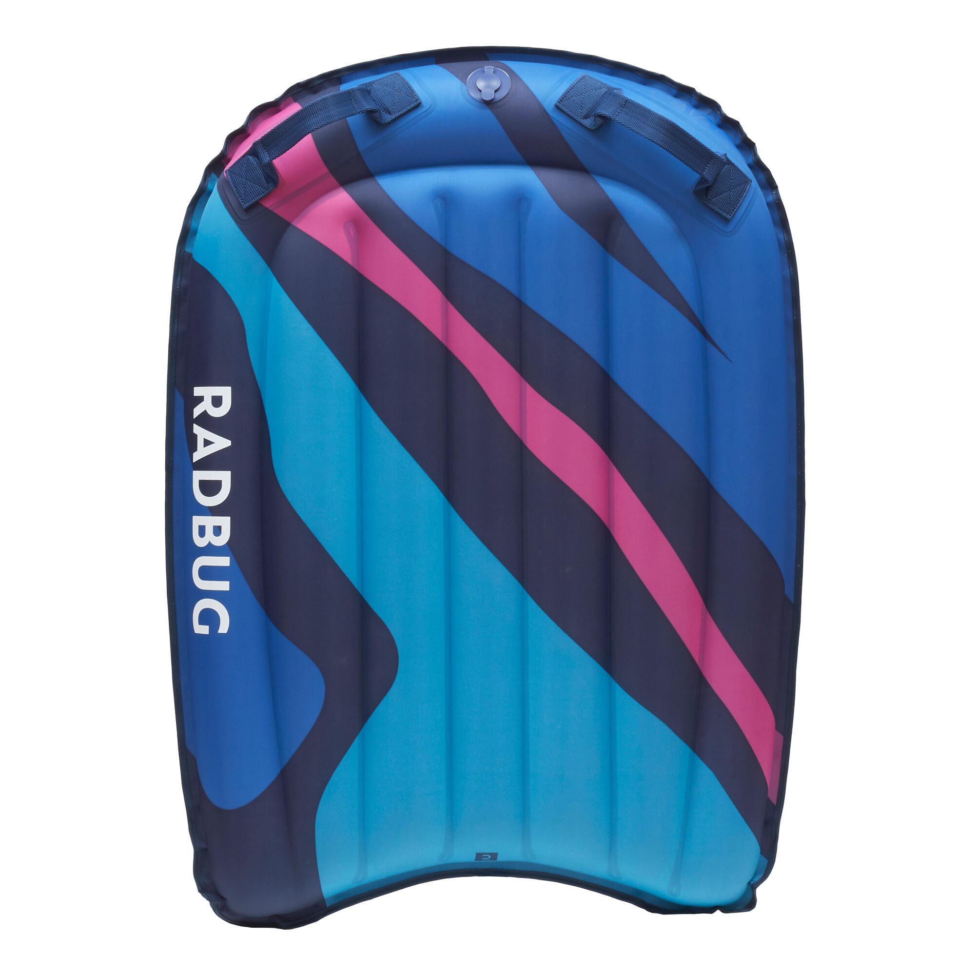 RADBUG Bodyboard aufblasbar 25-90 kg blau/rosa M
