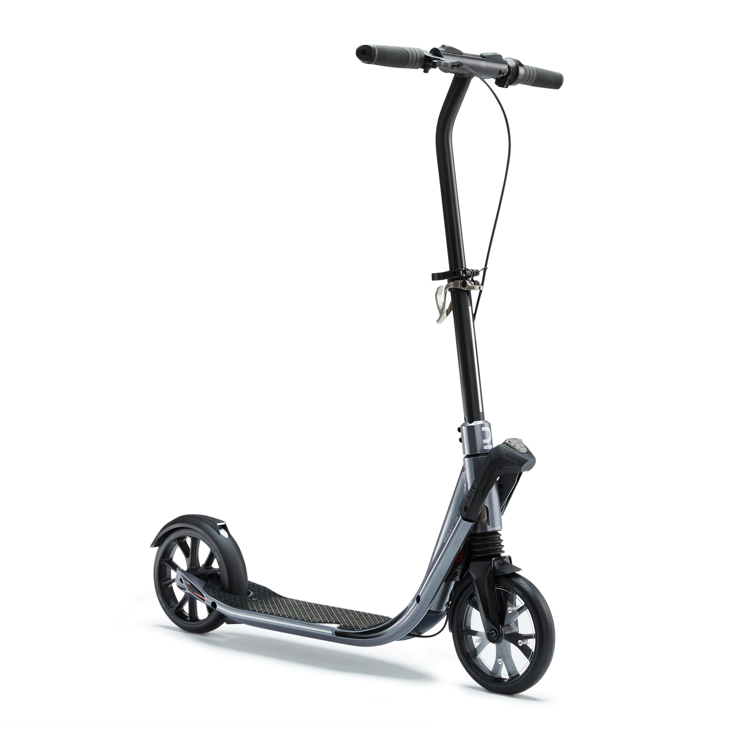 OXELO City-Roller Scooter Commute 900 Erwachsene grau EINHEITSGRÃ–SSE