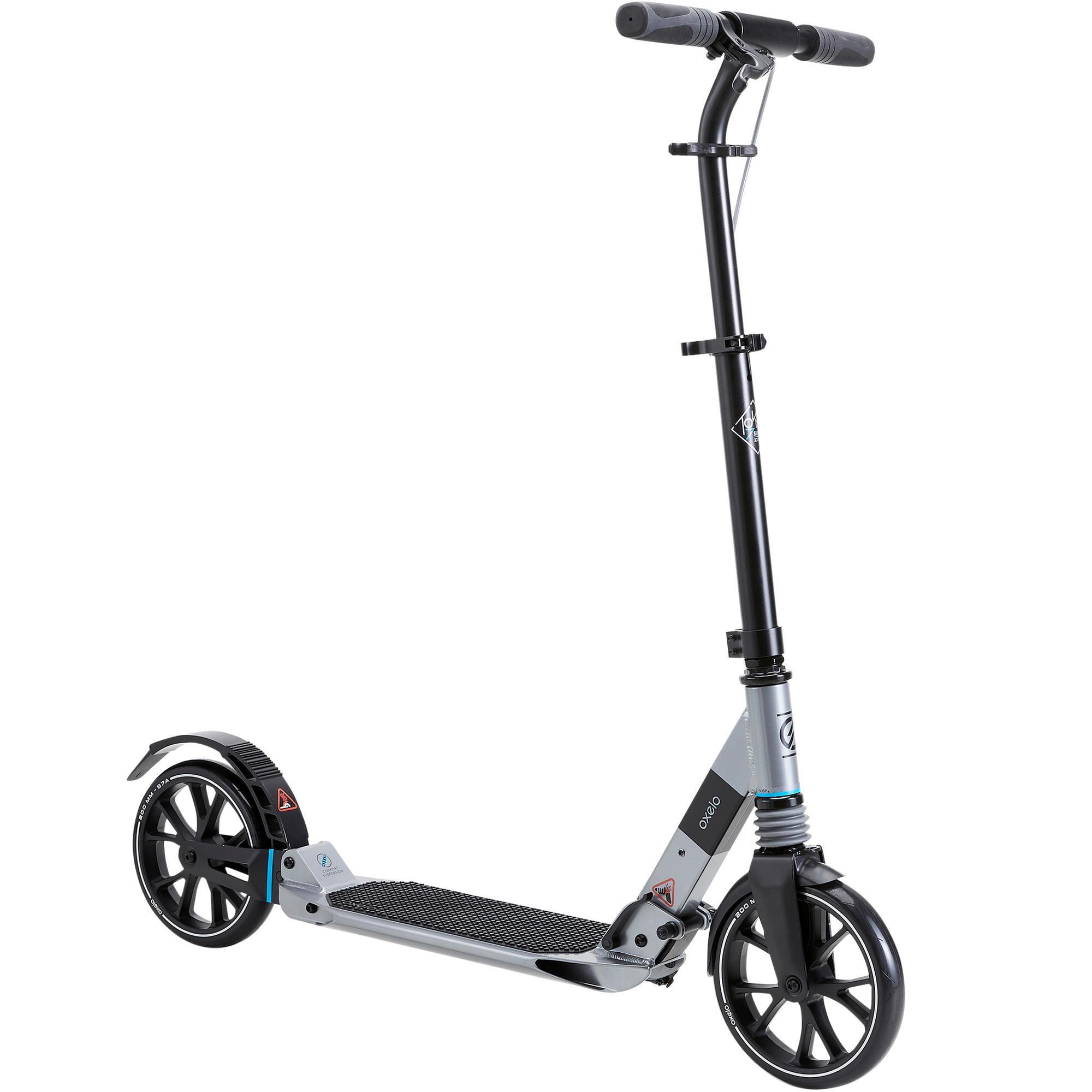 OXELO City-Roller Scooter T7XL Erwachsene schwarz EINHEITSGRÖSSE