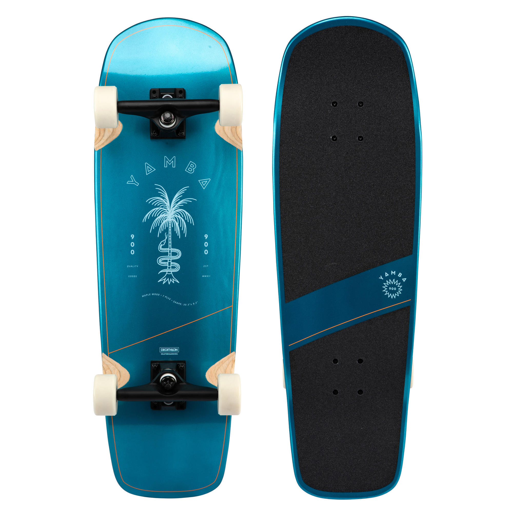 OXELO Cruiser Yamba 900 Palm blue EINHEITSGRÃ–SSE